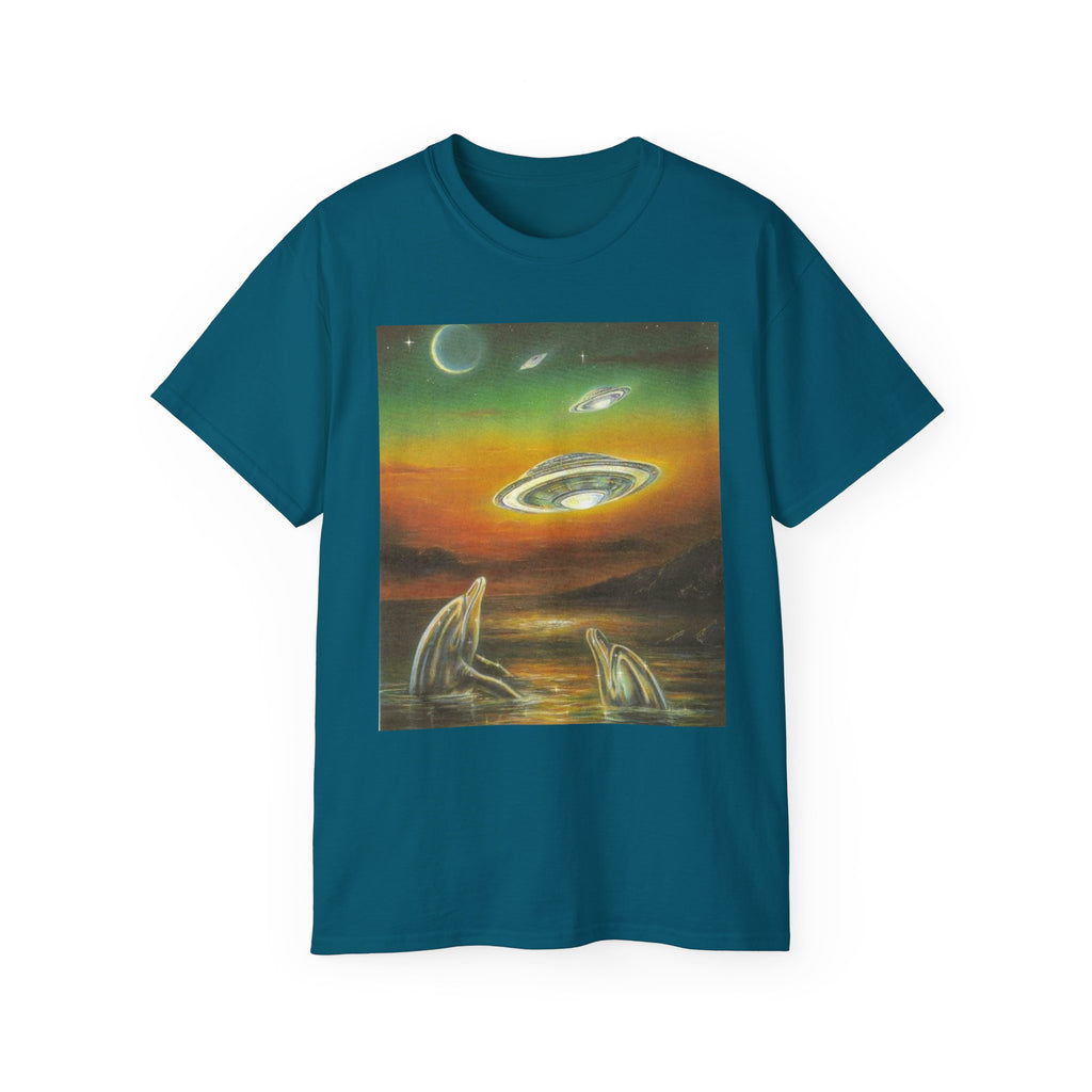 T-Shirt Dolphins UFOs Unisex Tee