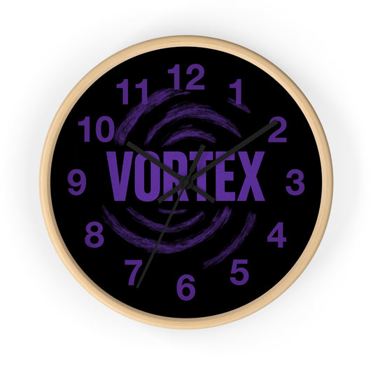 Vortex Wall Clock – Modern Home Decor, Unique Gift for Students, Office, Bedroom, Halloween Decor, Abstract Art