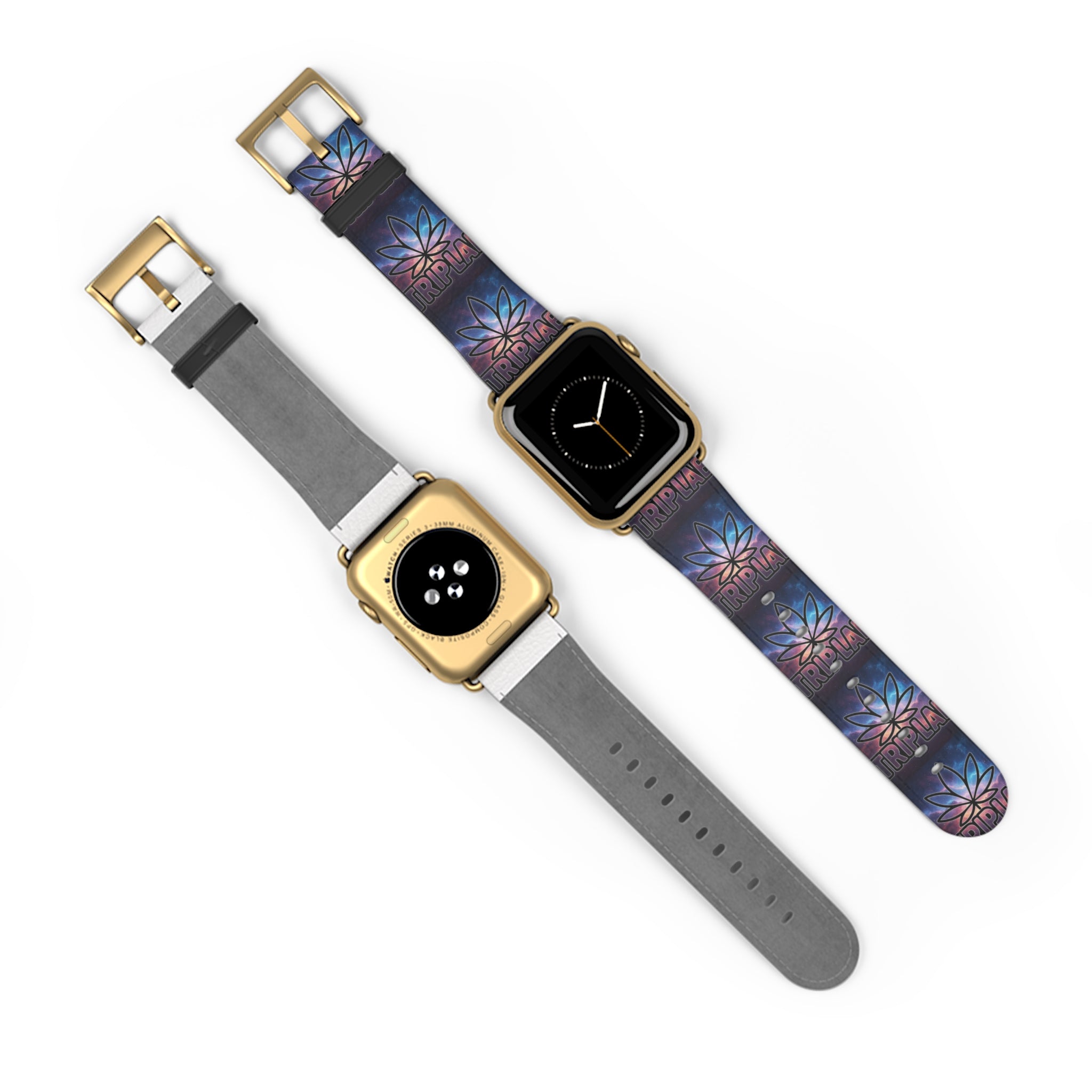 Fireworks Lotus Watch Band — Floral Galaxy Apple Watch Strap