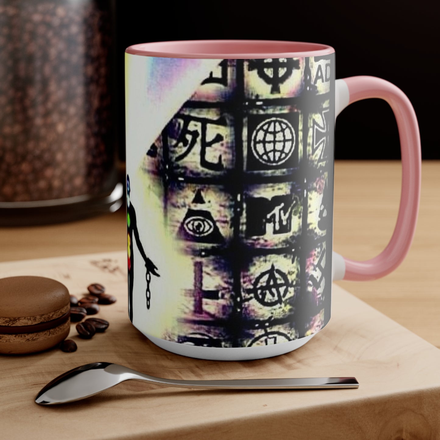 Mystical Accent Mugs - Chakra and Symbol Design for Spiritual Awakening