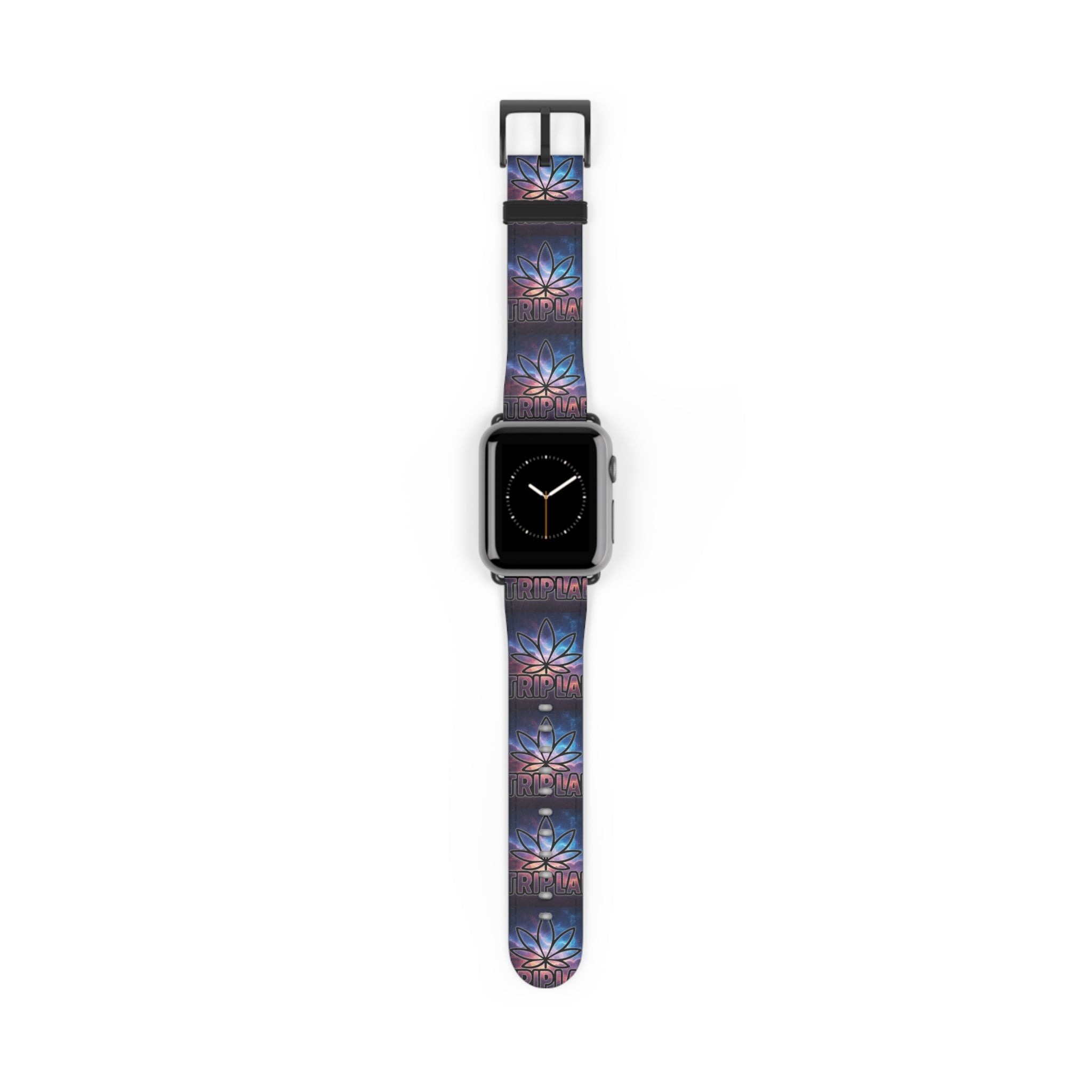 Fireworks Lotus Watch Band — Floral Galaxy Apple Watch Strap