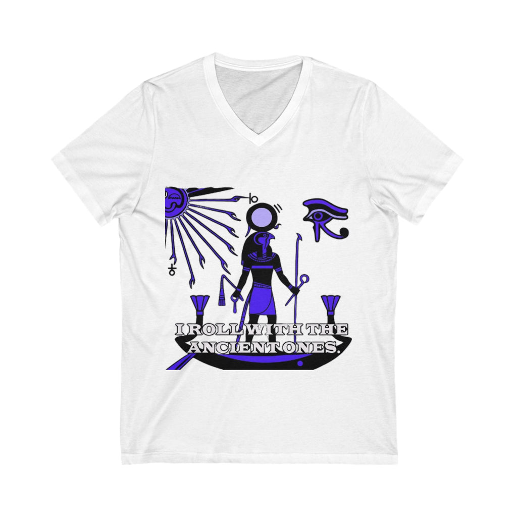 Unisex Jersey Short Sleeve V-Neck Tee