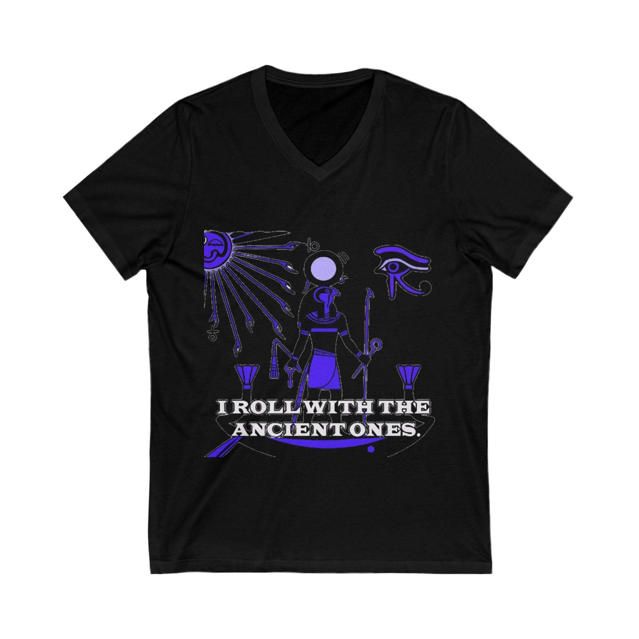 Unisex Jersey Short Sleeve V-Neck Tee