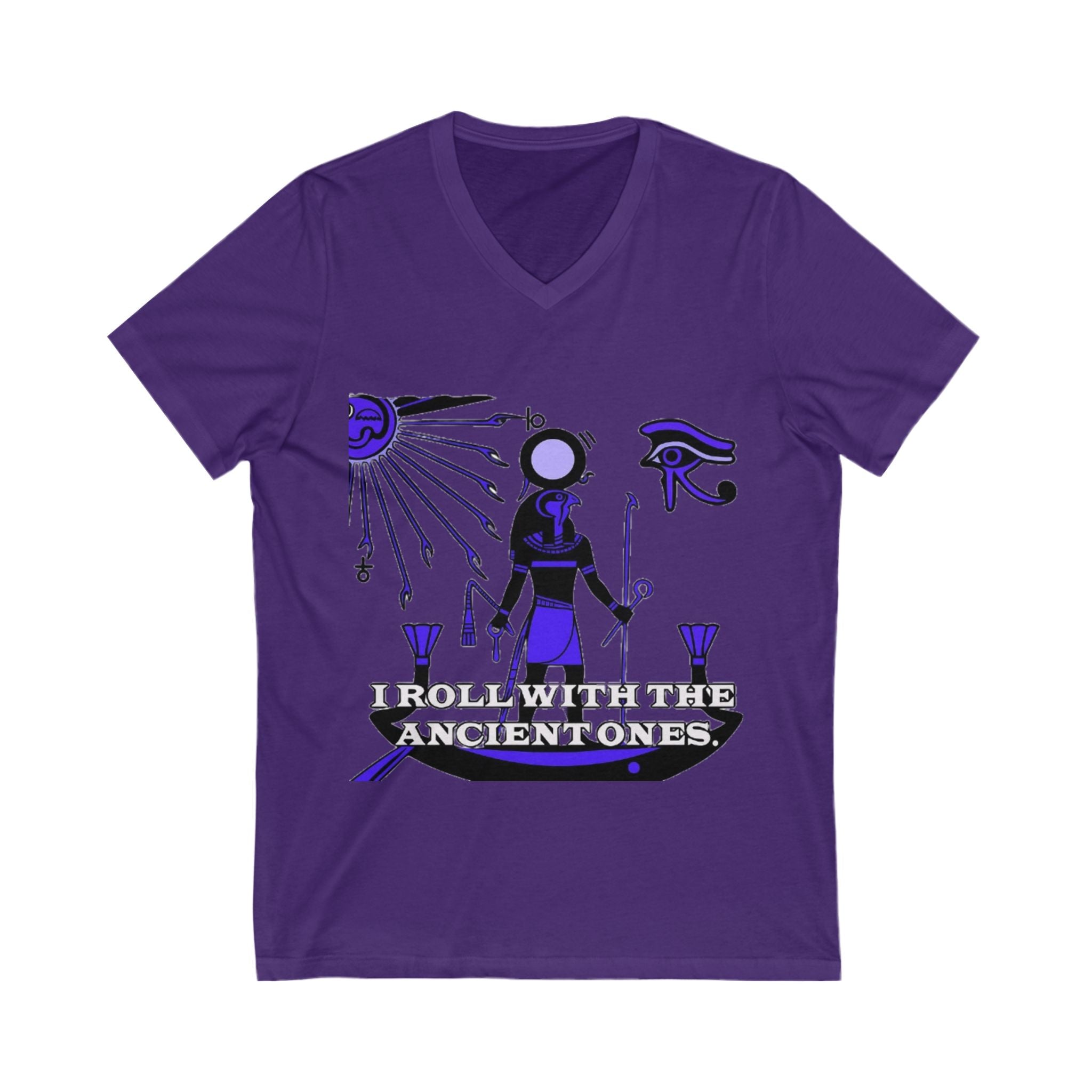 Unisex Jersey Short Sleeve V-Neck Tee