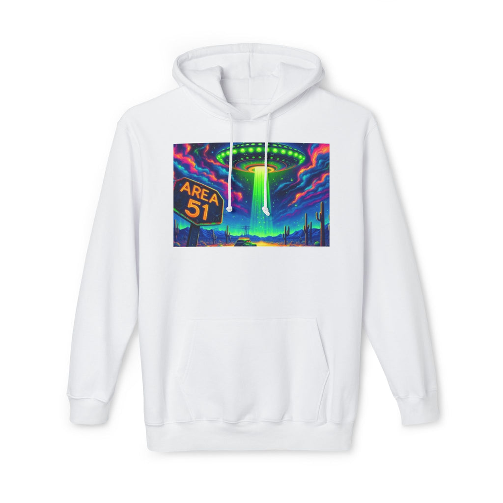 Alien Abduction Hoodie, Area 51 Graphic, Unisex Sweatshirt, Fun Gift for UFO Lovers, Cozy Outerwear, Conspiracy Themed Apparel