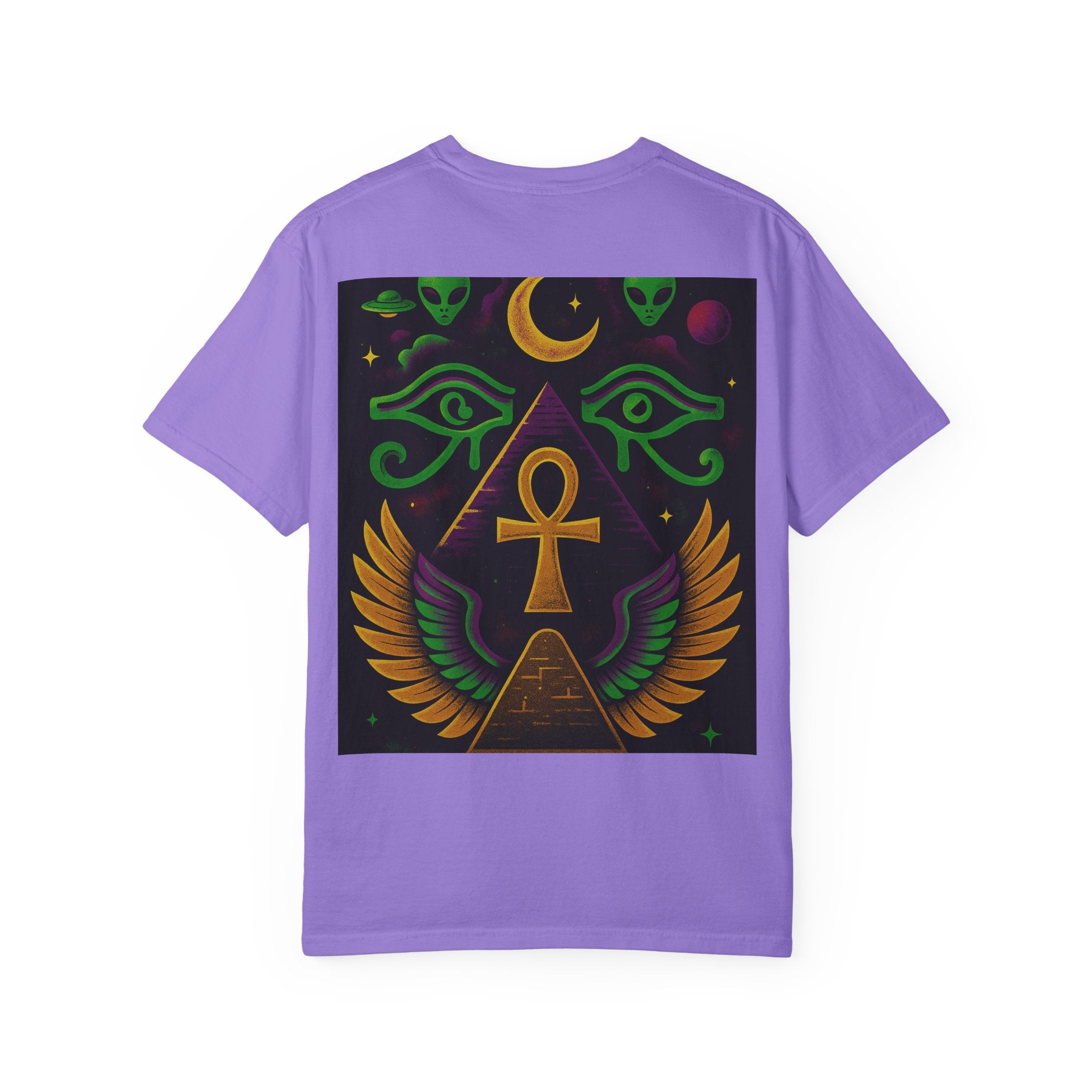 Mystical Ankh Graphic T-Shirt, Unisex Tee, Spiritual Gift, Unique Fashion, Festival Wear, Everyday Comfort