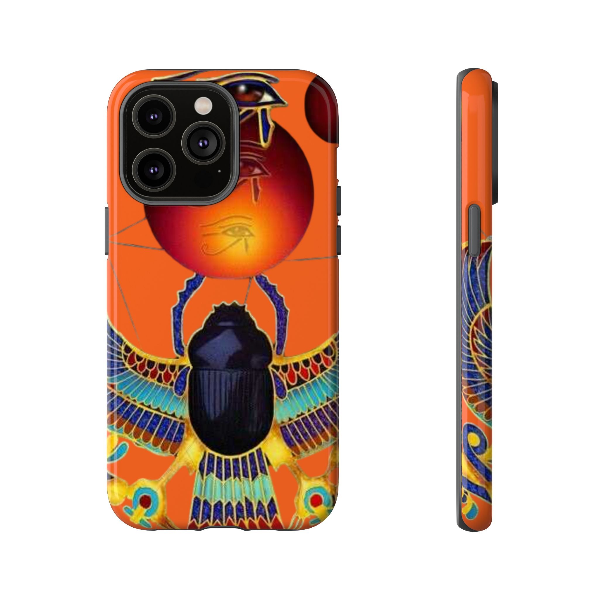 Egyptian-Inspired Phone Case, Tough Phone Cover, Unique Protective Case, Gift for Her, Vibrant Egyptian Art
