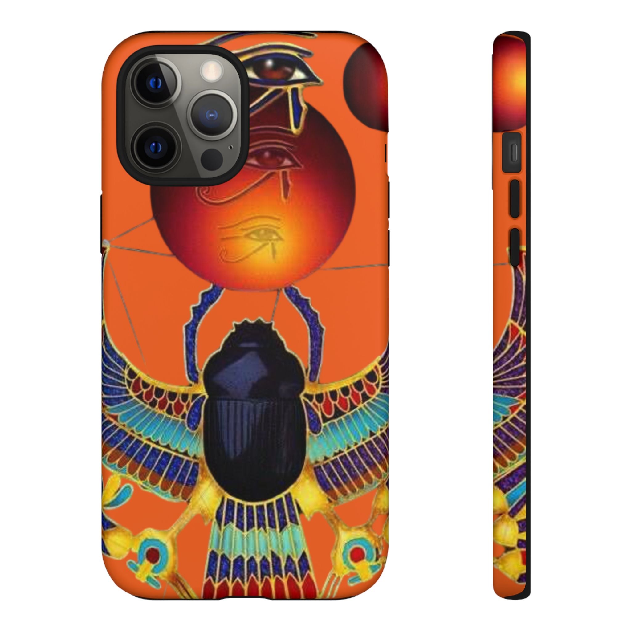 Egyptian-Inspired Phone Case, Tough Phone Cover, Unique Protective Case, Gift for Her, Vibrant Egyptian Art