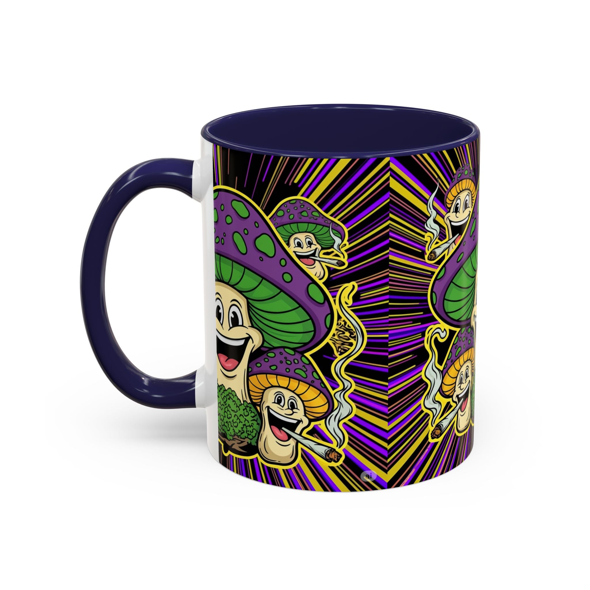 Whimsical Mushroom Coffee Mug, Perfect for Garden Lovers, Quirky Gift for Friends, Fun Coffee Cup, Home & Garden Decor