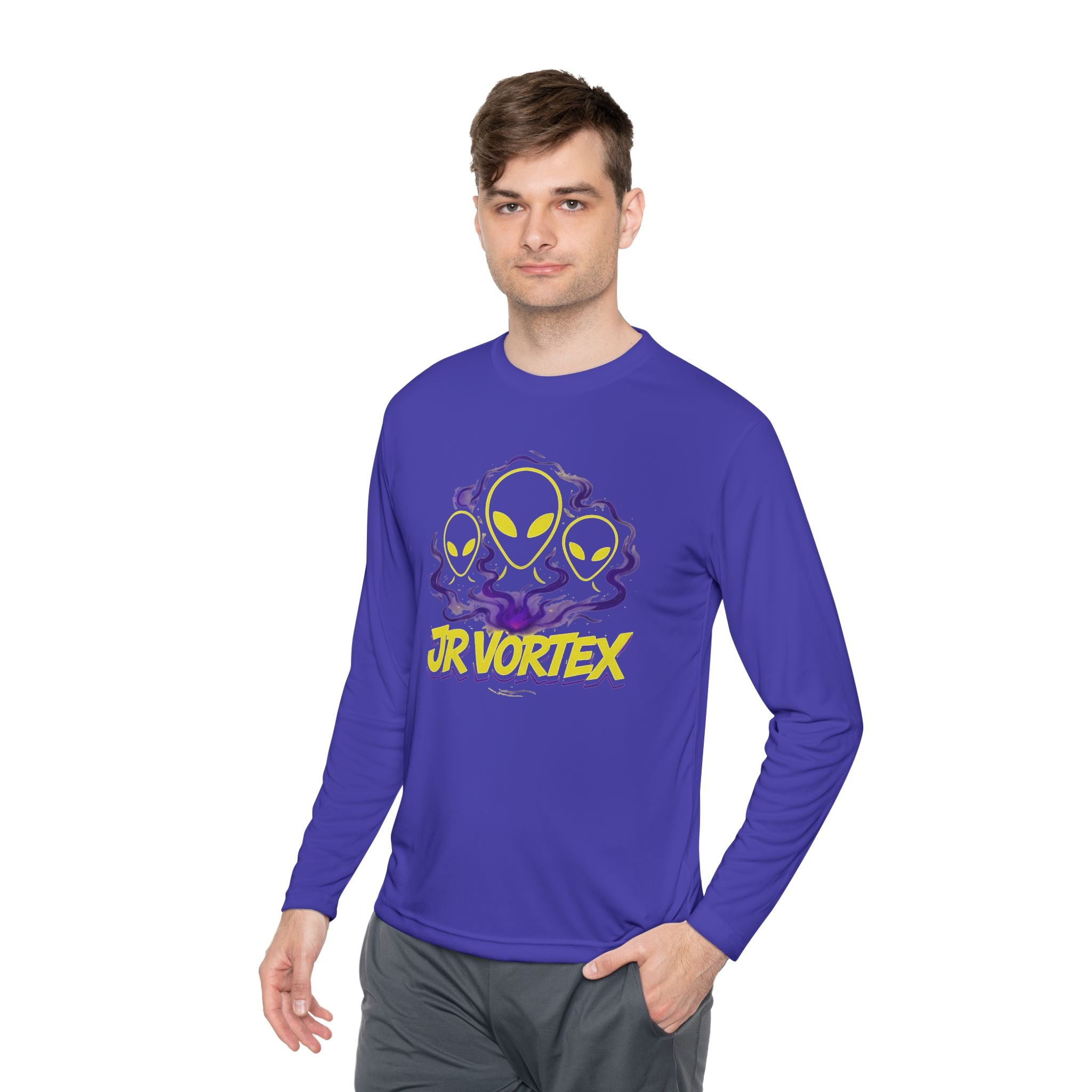 JR Vortex Alien Unisex Lightweight Long Sleeve Tee