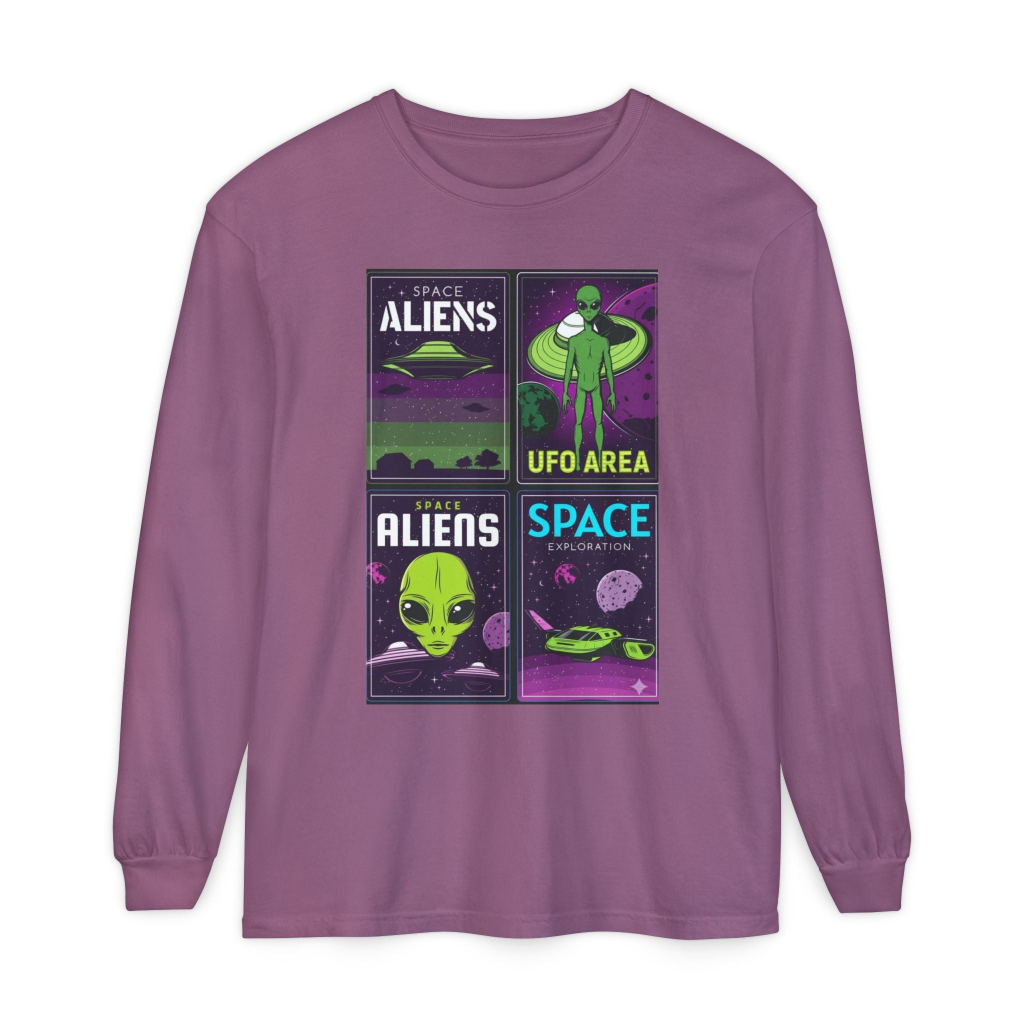 Unisex Garment-dyed Long Sleeve T-Shirt