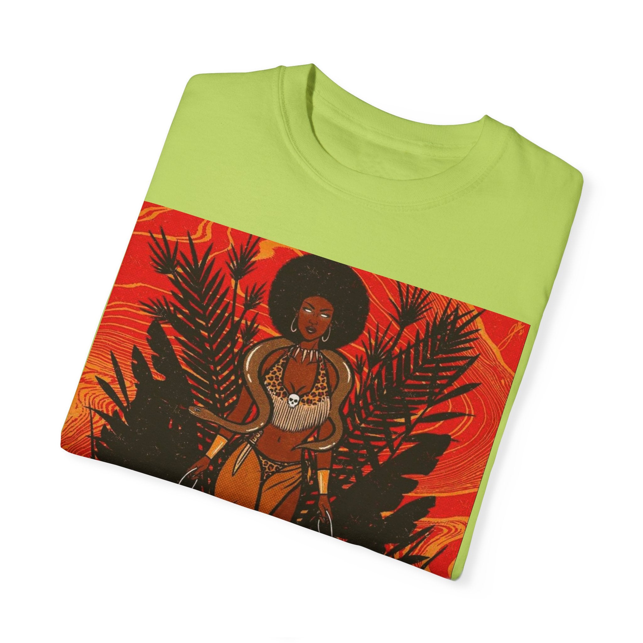 Bold Jungle Goddess Unisex T-Shirt | Vibrant Graphic Tee