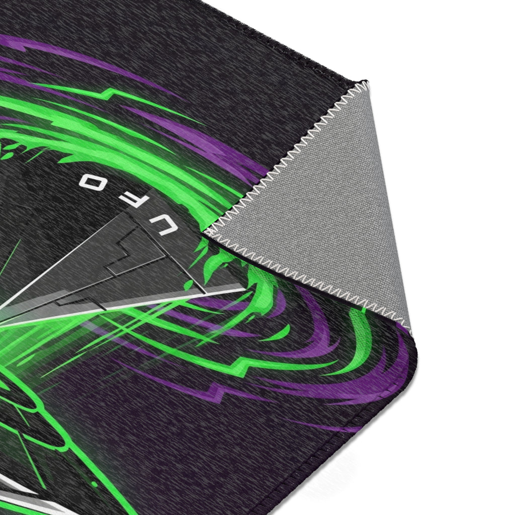 UFO Vortex Area Rug, Alien Decor, Home Flooring, Sci-Fi Themed Rug, Unique Gifts, Living Room Accent