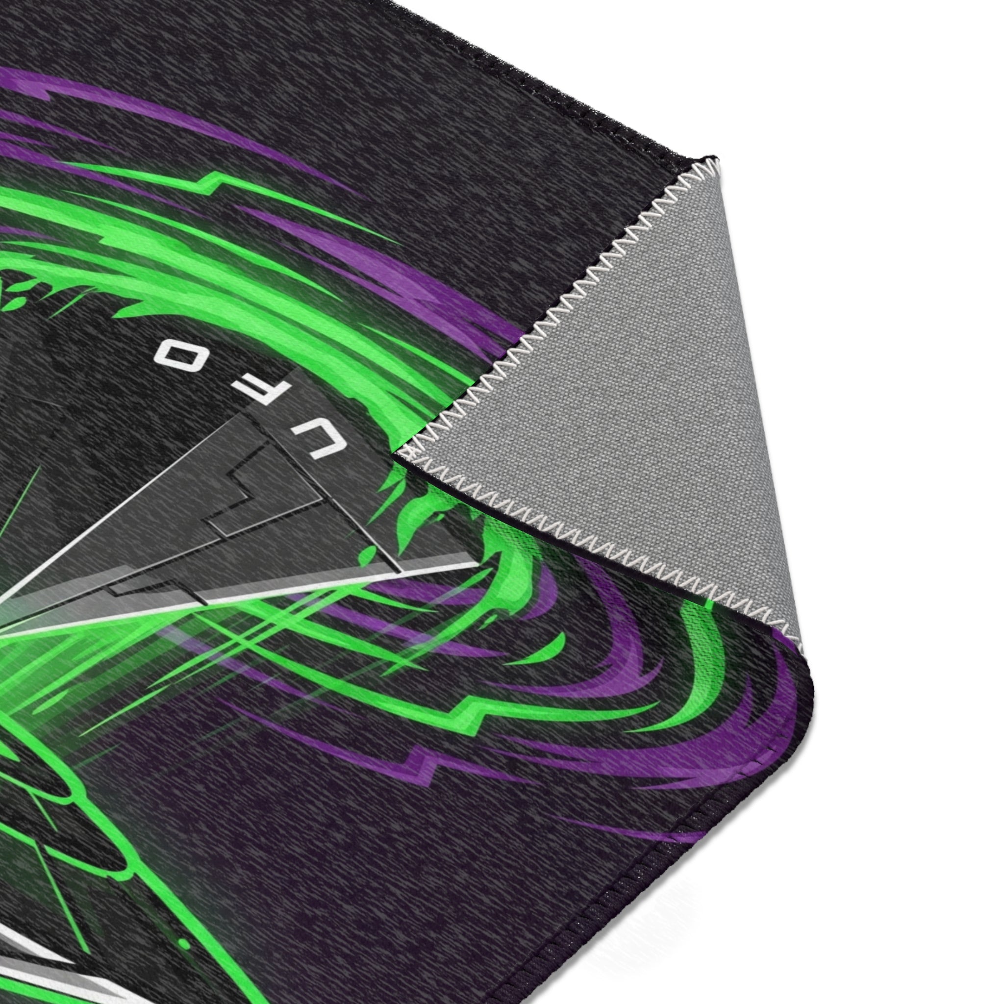 UFO Vortex Area Rug, Alien Decor, Home Flooring, Sci-Fi Themed Rug, Unique Gifts, Living Room Accent