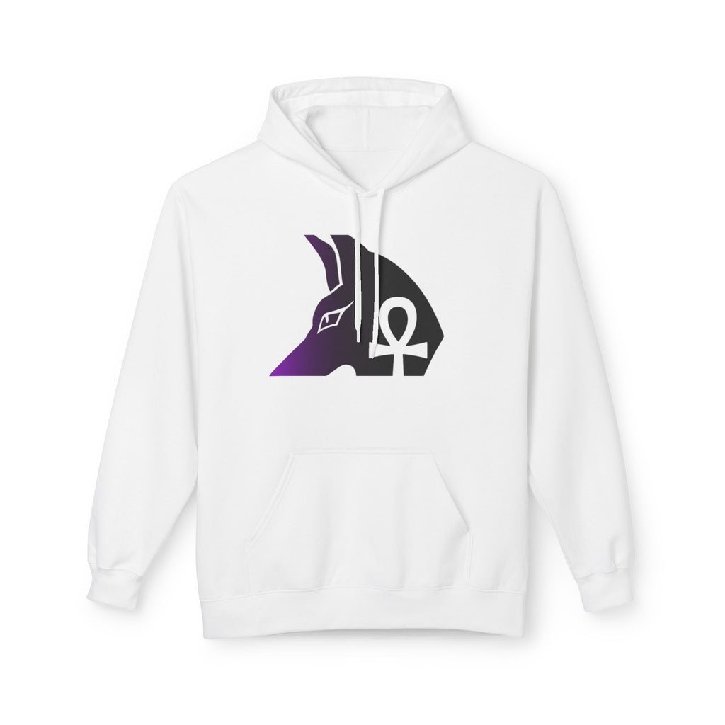 Ankh Symbol Fleece Hoodie | Unisex Cozy Wear for Spiritual Souls, Perfect Gift for Festivals, Meditation, and Everyday Comfort