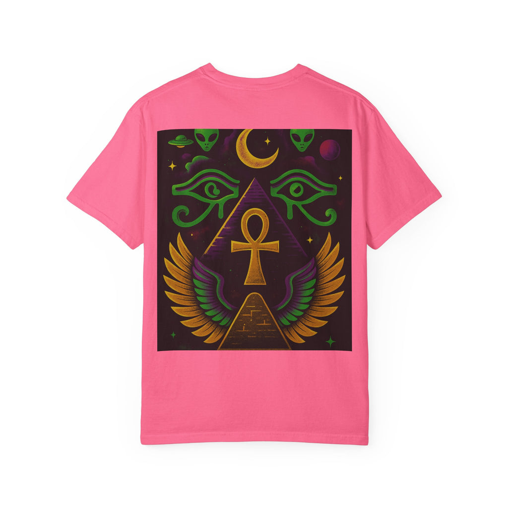 Mystical Ankh Graphic T-Shirt, Unisex Tee, Spiritual Gift, Unique Fashion, Festival Wear, Everyday Comfort