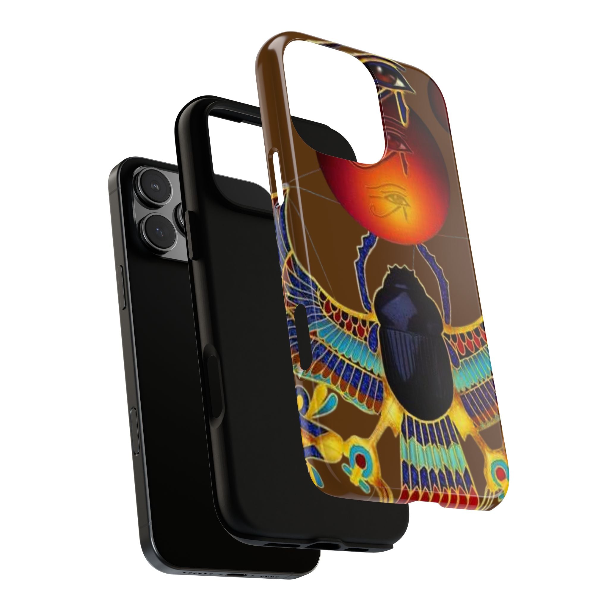 Egyptian Scarab Phone Case | Tough Cases for Unique Style, Protective Cases, Artistic Phone Covers, Gifts for Art Lovers