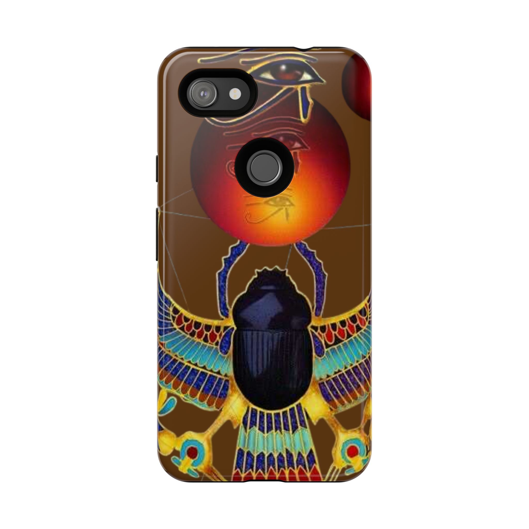 Egyptian Scarab Phone Case | Tough Cases for Unique Style, Protective Cases, Artistic Phone Covers, Gifts for Art Lovers