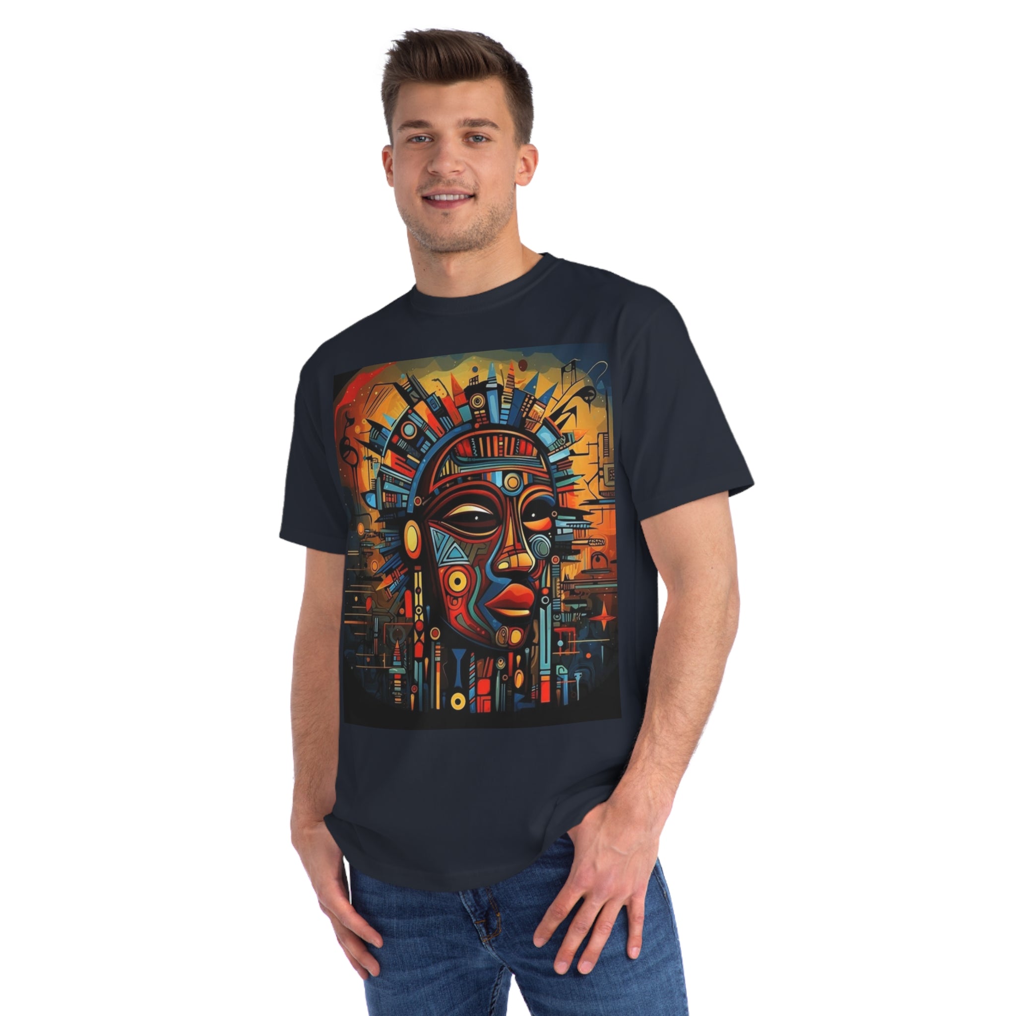 Vibrant Graphic Tee for Art😎💯💥🤩🔖🆘️ Lovers, Unisex Organic T-Shirt, Unique Gifts, Casual Wear, Bohemian Style, Eco-Friendly Fashion