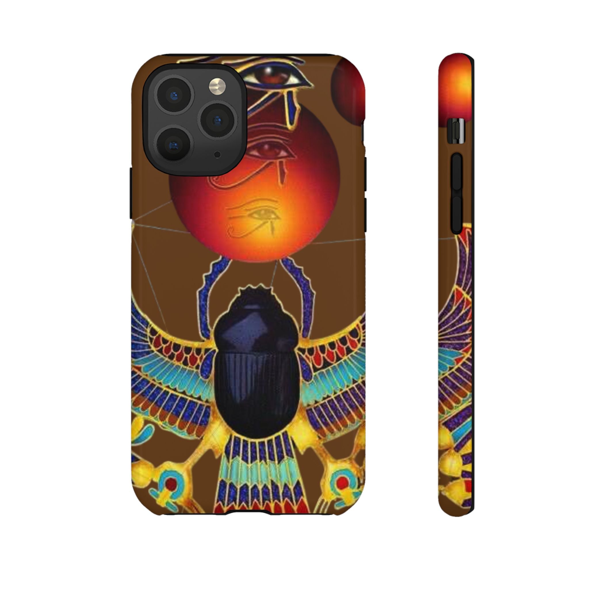 Egyptian Scarab Phone Case | Tough Cases for Unique Style, Protective Cases, Artistic Phone Covers, Gifts for Art Lovers