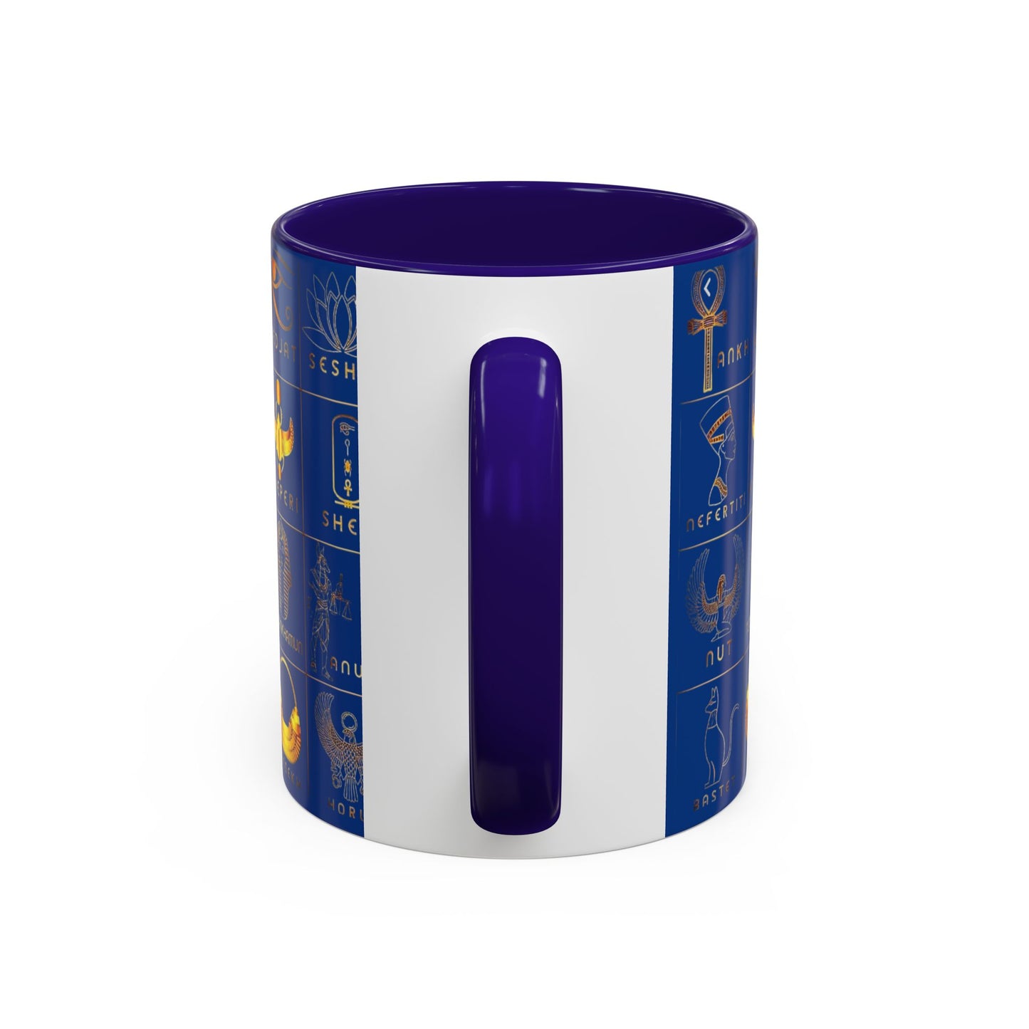 Egyptian Themed Mug, Colorful Coffee Cup, Unique Gift for Her, Art Print Mug, Home Decor, Office Tumbler, Coffee Lover Gift
