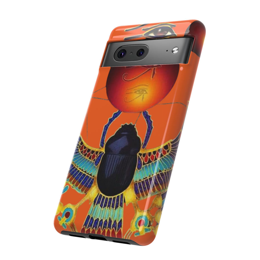 Egyptian-Inspired Phone Case, Tough Phone Cover, Unique Protective Case, Gift for Her, Vibrant Egyptian Art