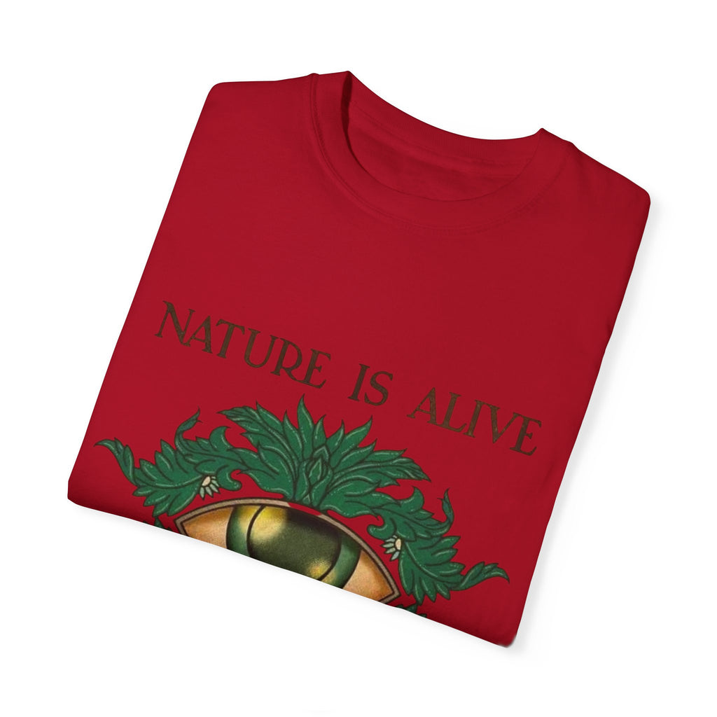 Nature-Inspired Unisex T-Shirt, Eco Friendly Tee, Nature Lover Gift, Casual Wear, Vintage Graphic Tee, Boho Style, Earth Day