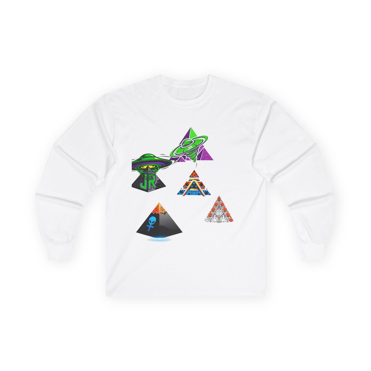 Unisex Long Sleeve Graphic Tee - Retro Vibes, Comfortable Casual Wear, Perfect for Gift Giving, Festival Wear, Everyday Comfort