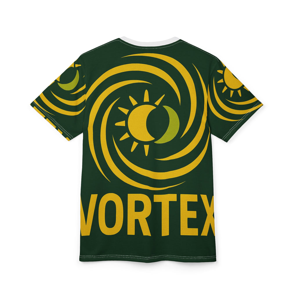 Vortex Unisex Cut & Sew🔖 Tee, Stylish Graphic Tee for Summer, Eclectic Fashion, Unique Gift, Casual Wear, Trendy Statement Shirt
