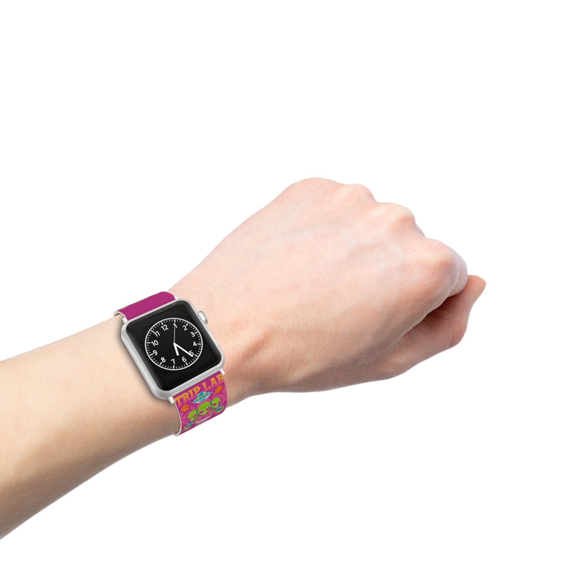 Vibrant Witchy Apple Watch Band - Trip Lab Design, Unique Watch Strap, Colorful Accessory, Festival Gear, Trendy Techwear