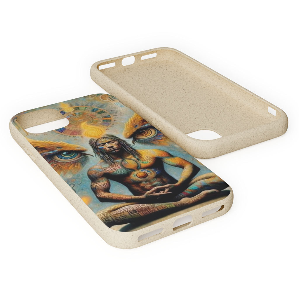 Eco-Friendly Biodegradable Phone Case with Spiritual Design