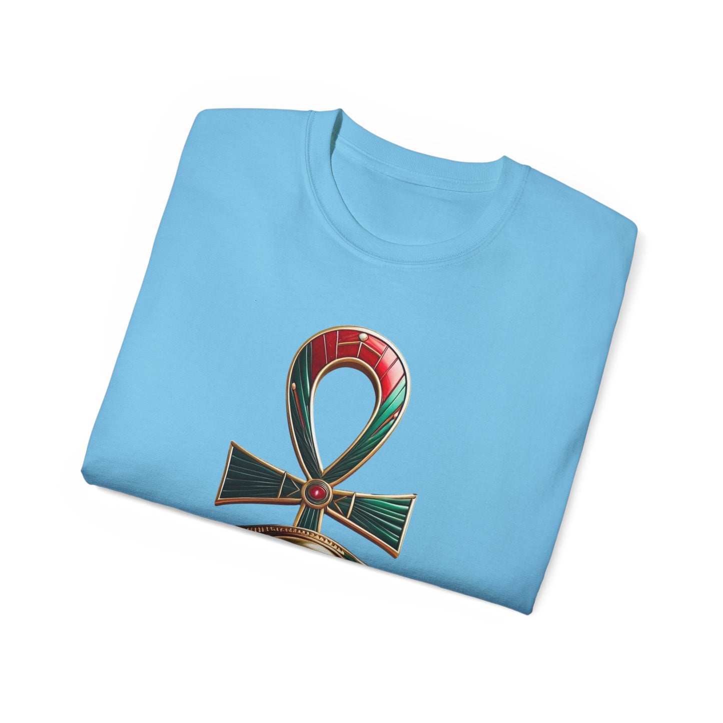 Vintage Egyptian Symbol Tee, Casual Unisex Shirt, Gifts for Historians, Unique Statement Tee, Festival Wear