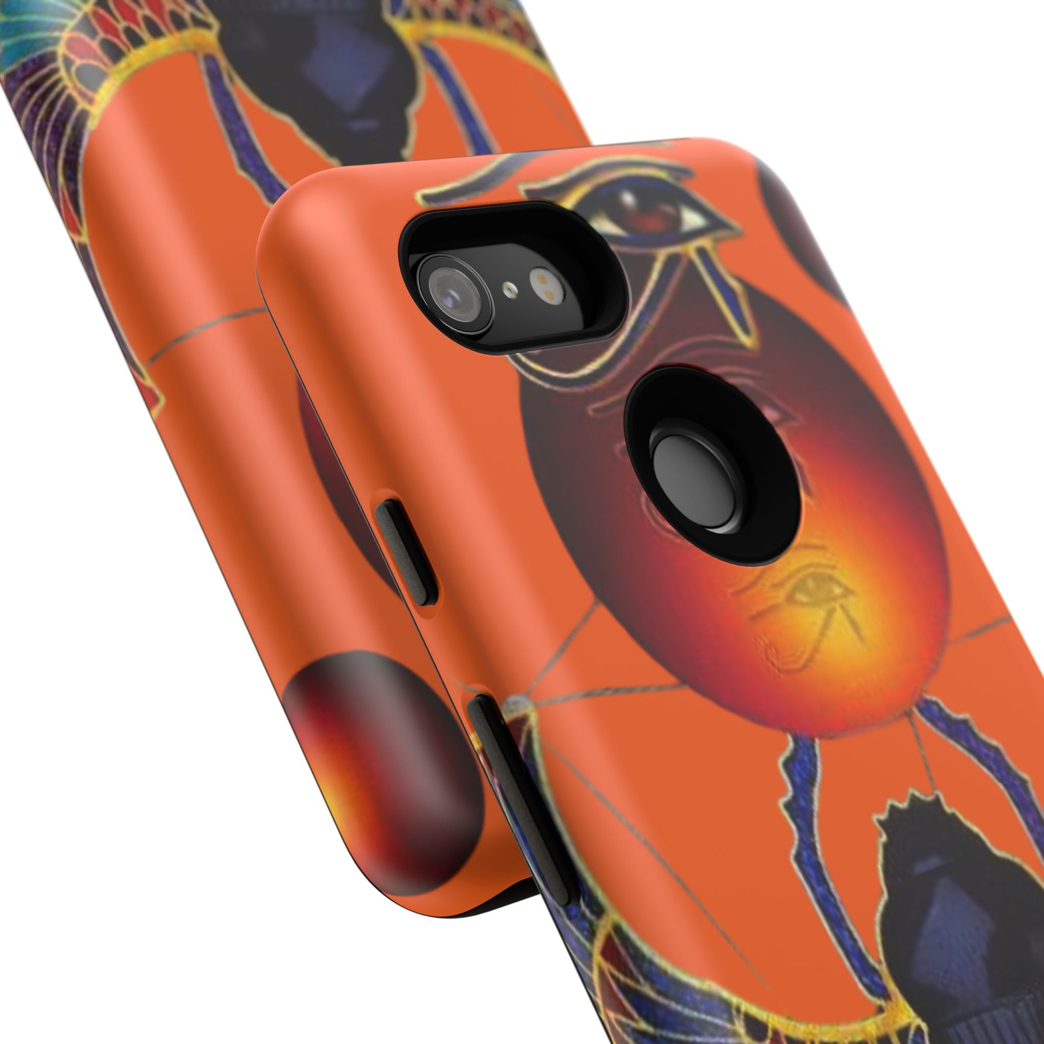 Egyptian-Inspired Phone Case, Tough Phone Cover, Unique Protective Case, Gift for Her, Vibrant Egyptian Art