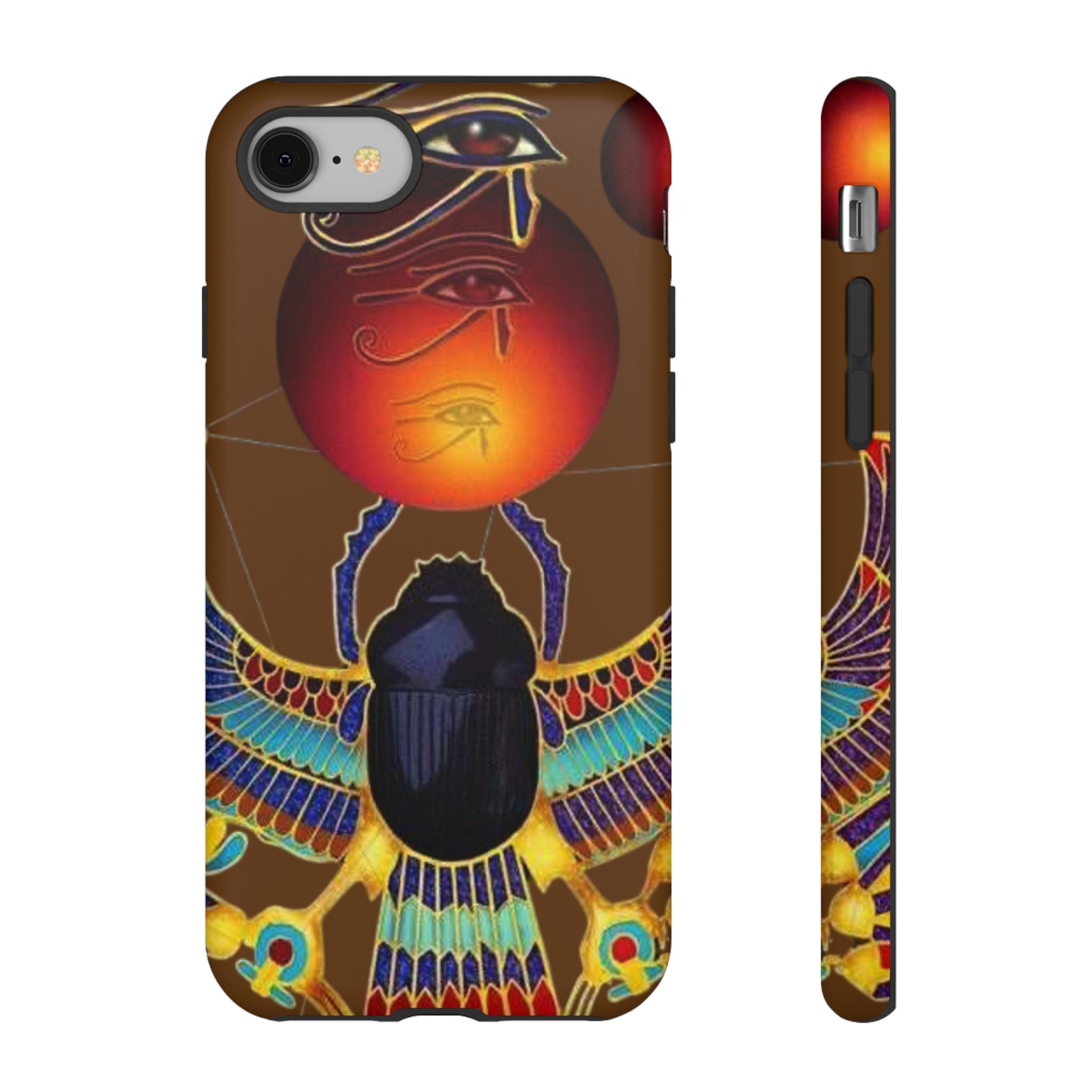 Egyptian Scarab Phone Case | Tough Cases for Unique Style, Protective Cases, Artistic Phone Covers, Gifts for Art Lovers