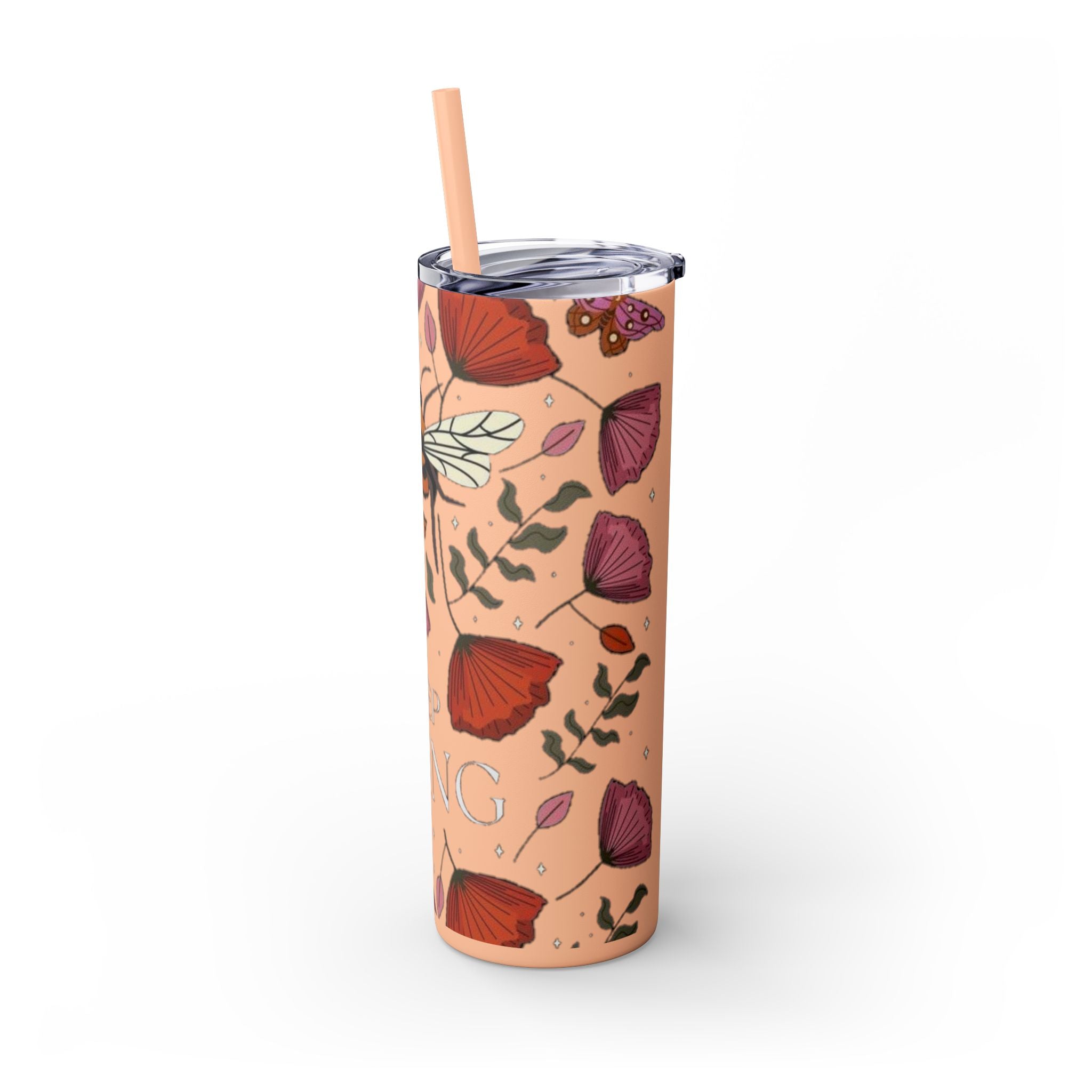 Skinny Tumbler with Straw, 20oz