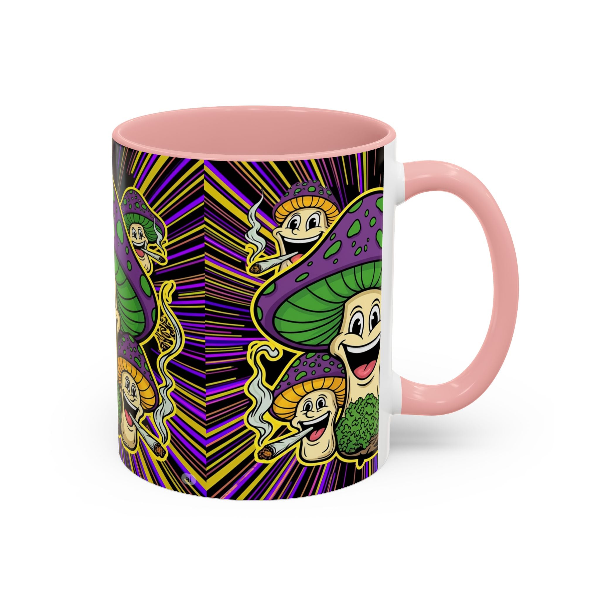 Whimsical Mushroom Coffee Mug, Perfect for Garden Lovers, Quirky Gift for Friends, Fun Coffee Cup, Home & Garden Decor