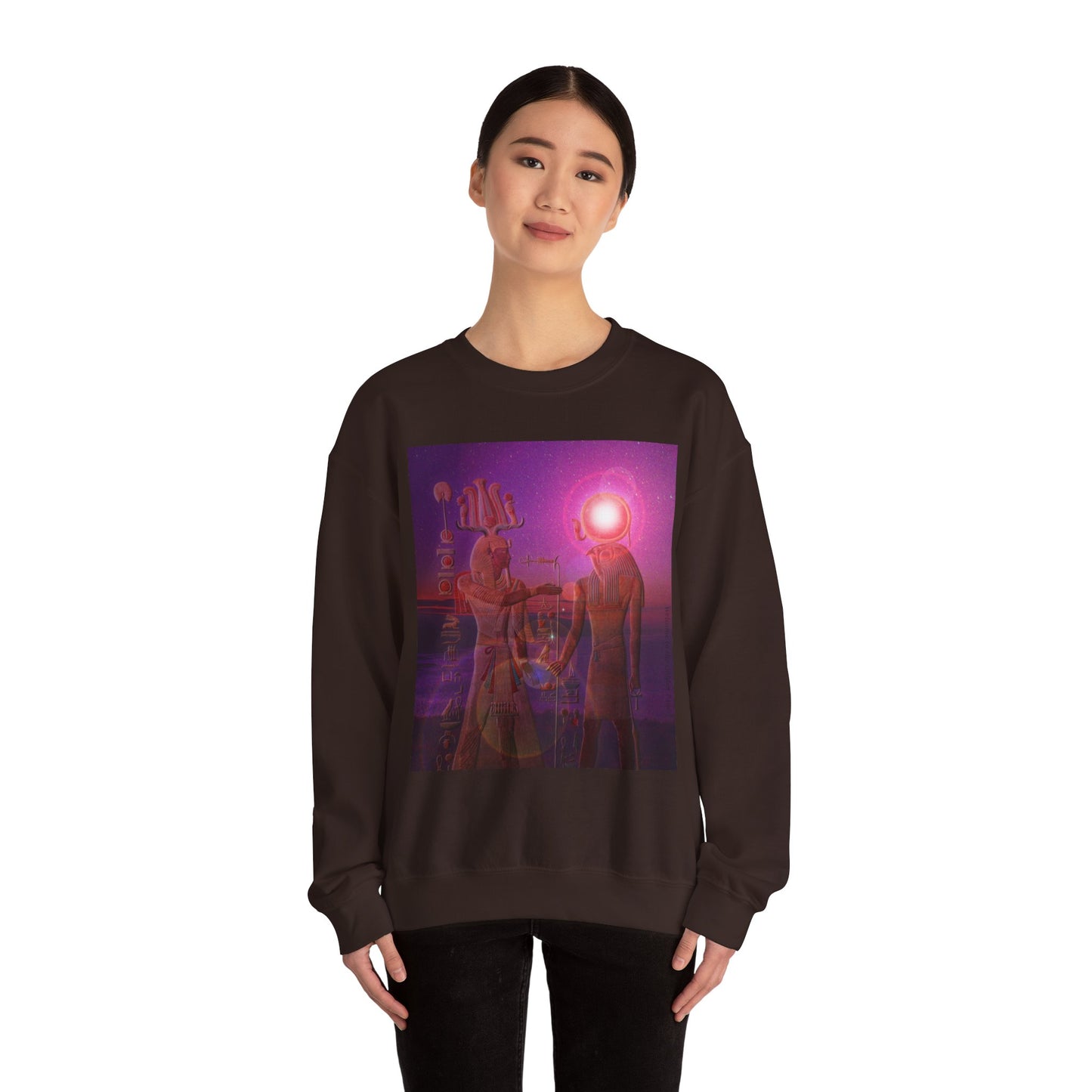 Cosmic Connection Sweatshirt, Unisex Crewneck, Space Art Apparel, Gift for Sci-Fi Lovers, Trendy Casual Wear