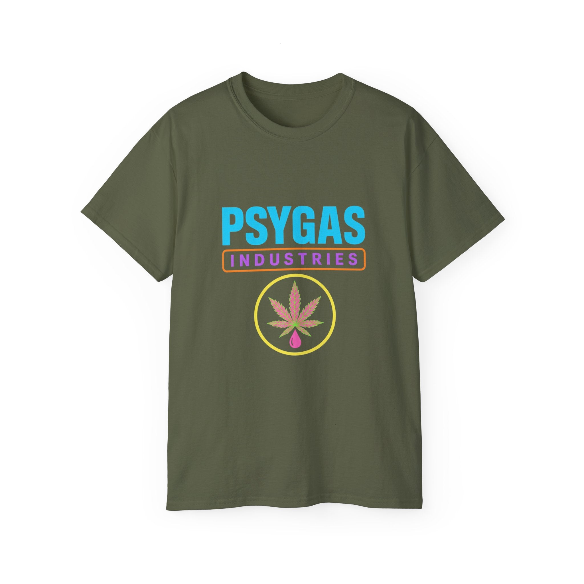 Psychedelic Cannabis Graphic Tee, Unisex Ultra Cotton Shirt for Festivals, Gifts, 420 Celebrations, Casual Wear, Trendy Style