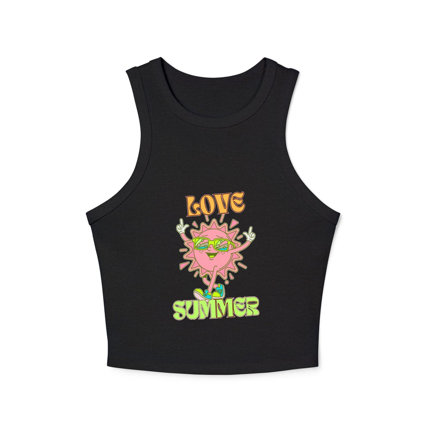 Women's Micro Rib Racer Tank Top