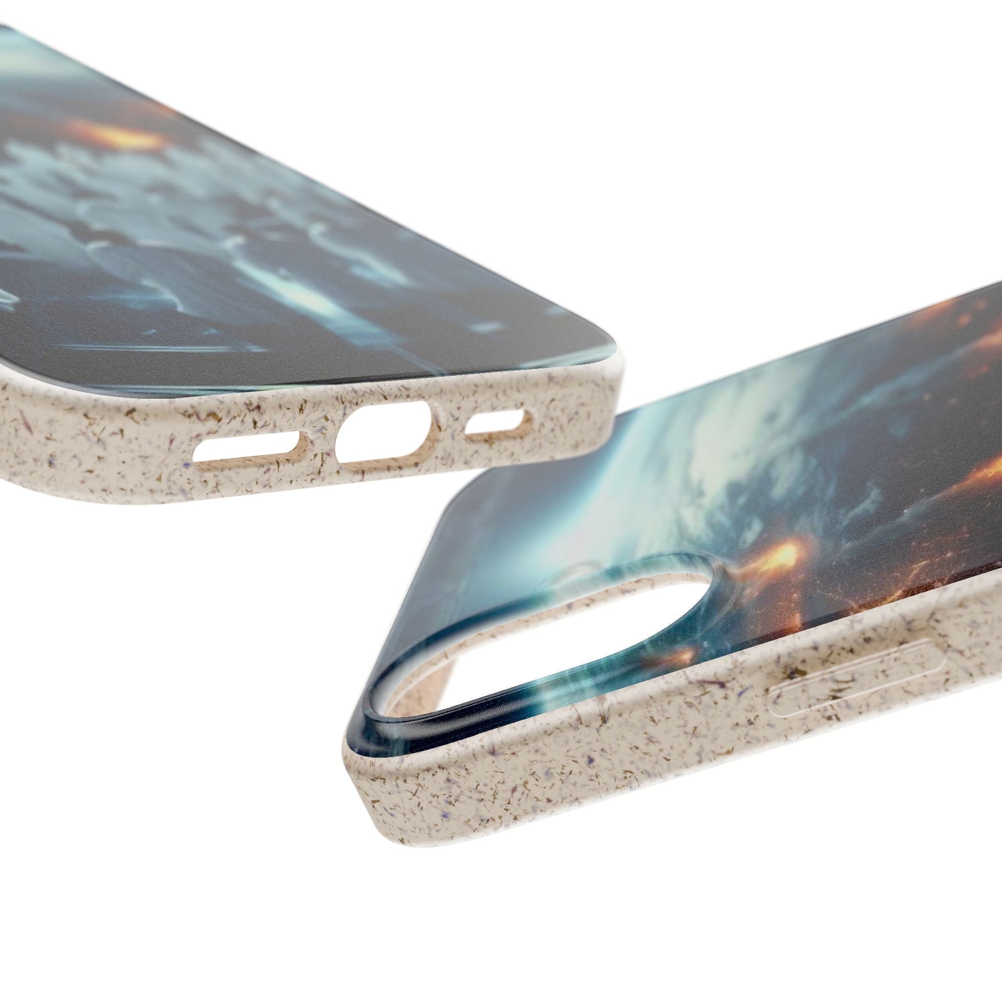 Galactic Gathering Biodegradable Phone Case - Eco-Friendly Cosmic Design