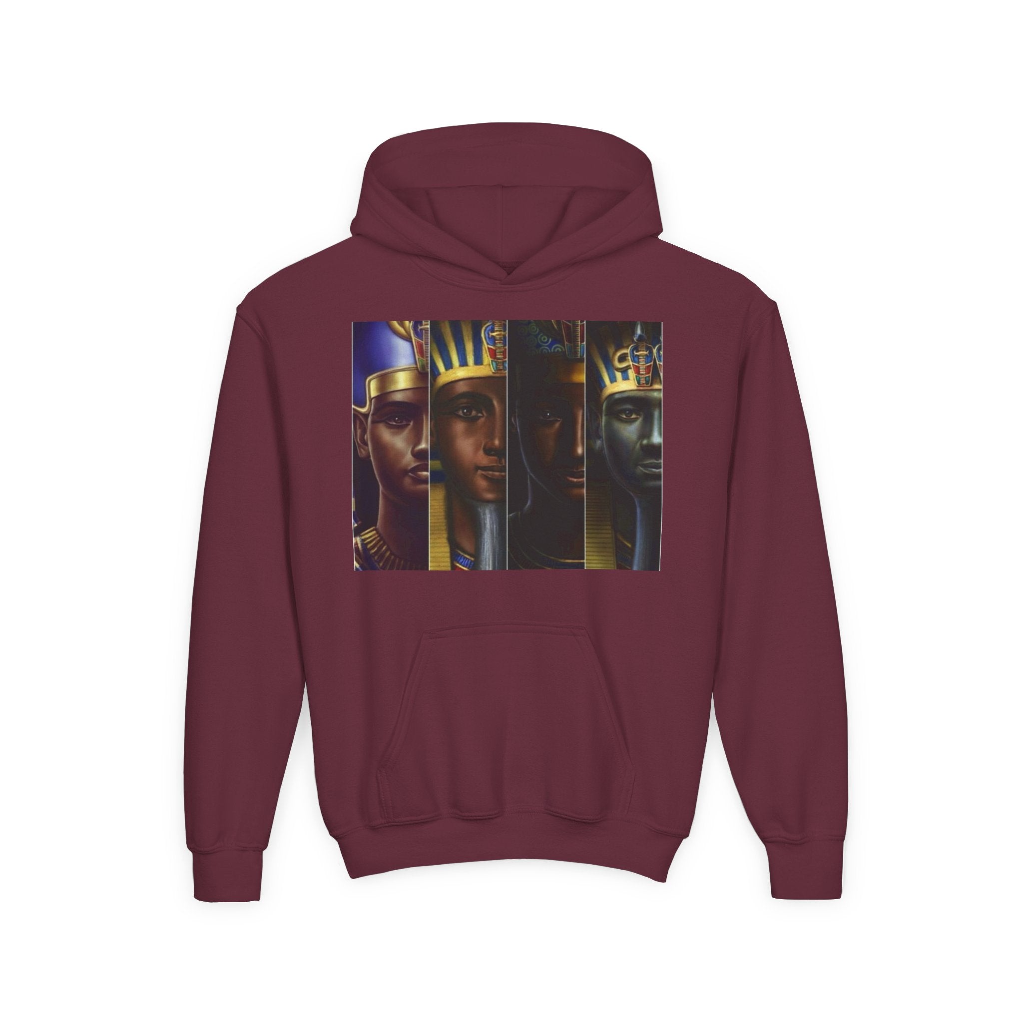 Egyptian Kings Youth Hooded Sweatshirt - Stylish and Comfortable