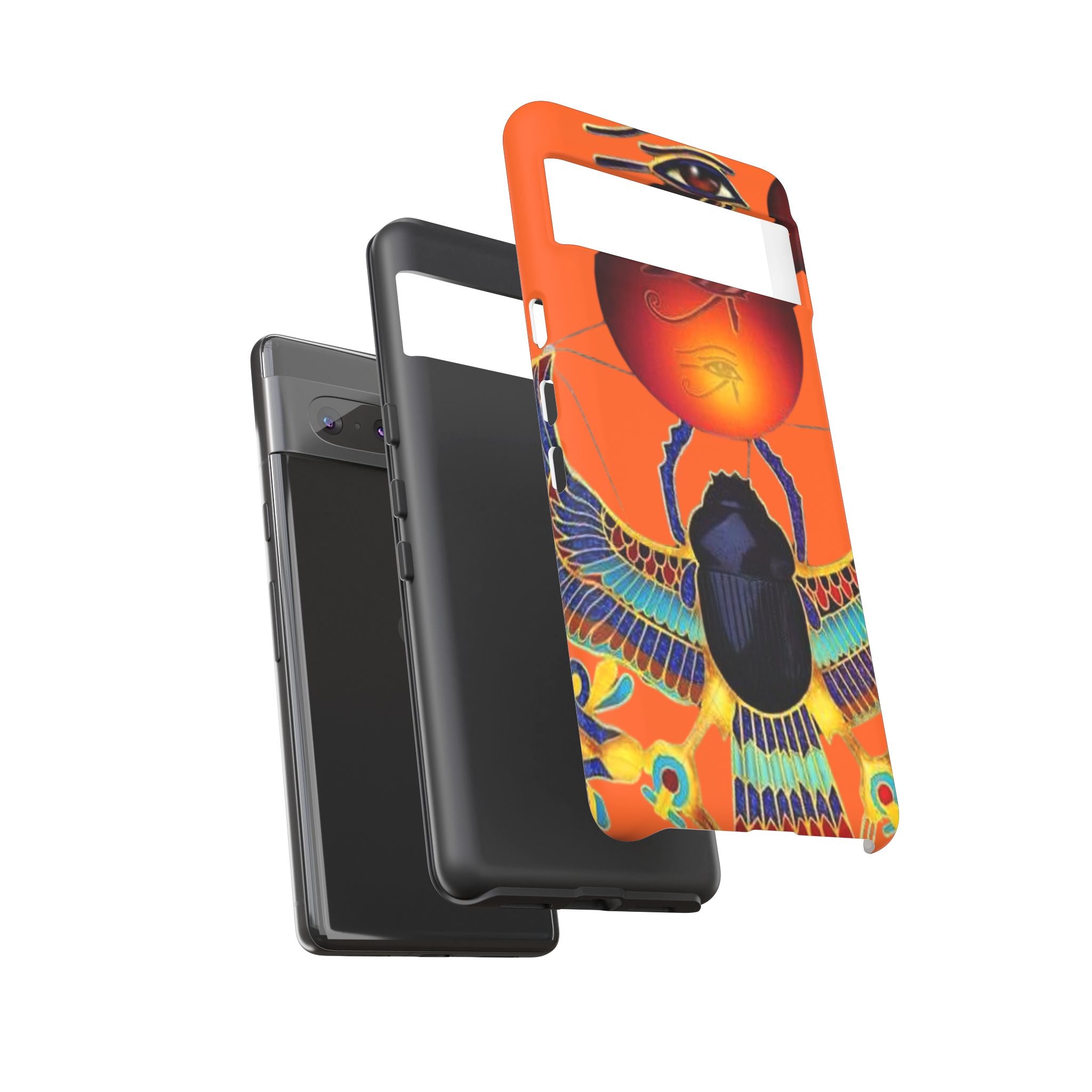 Egyptian-Inspired Phone Case, Tough Phone Cover, Unique Protective Case, Gift for Her, Vibrant Egyptian Art