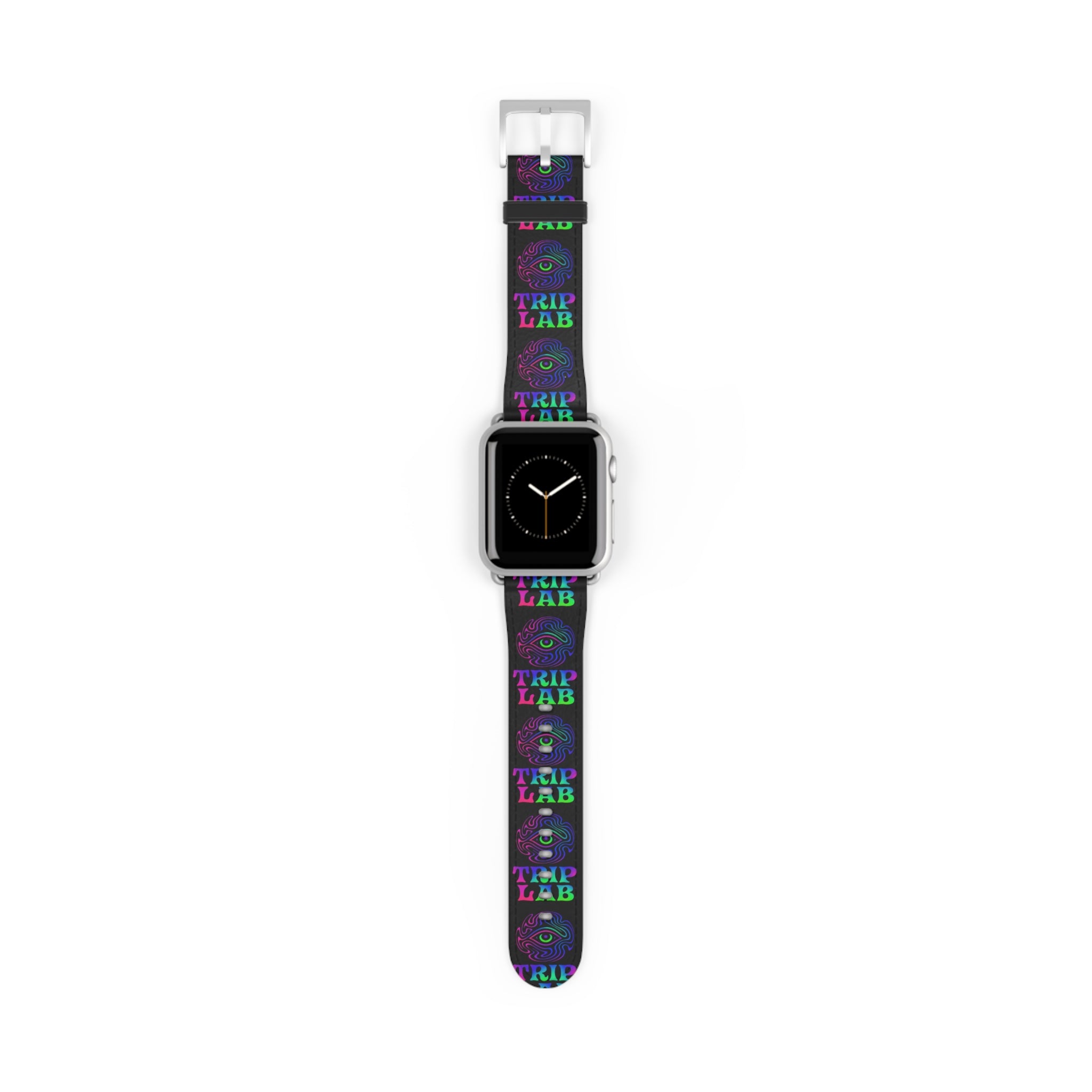 Psychedelic Watch Band for Creative Souls, Colorful Wrist Accessory, Unique Gift for Festivals, Trendy Tech Accessories, Fitness Motivation