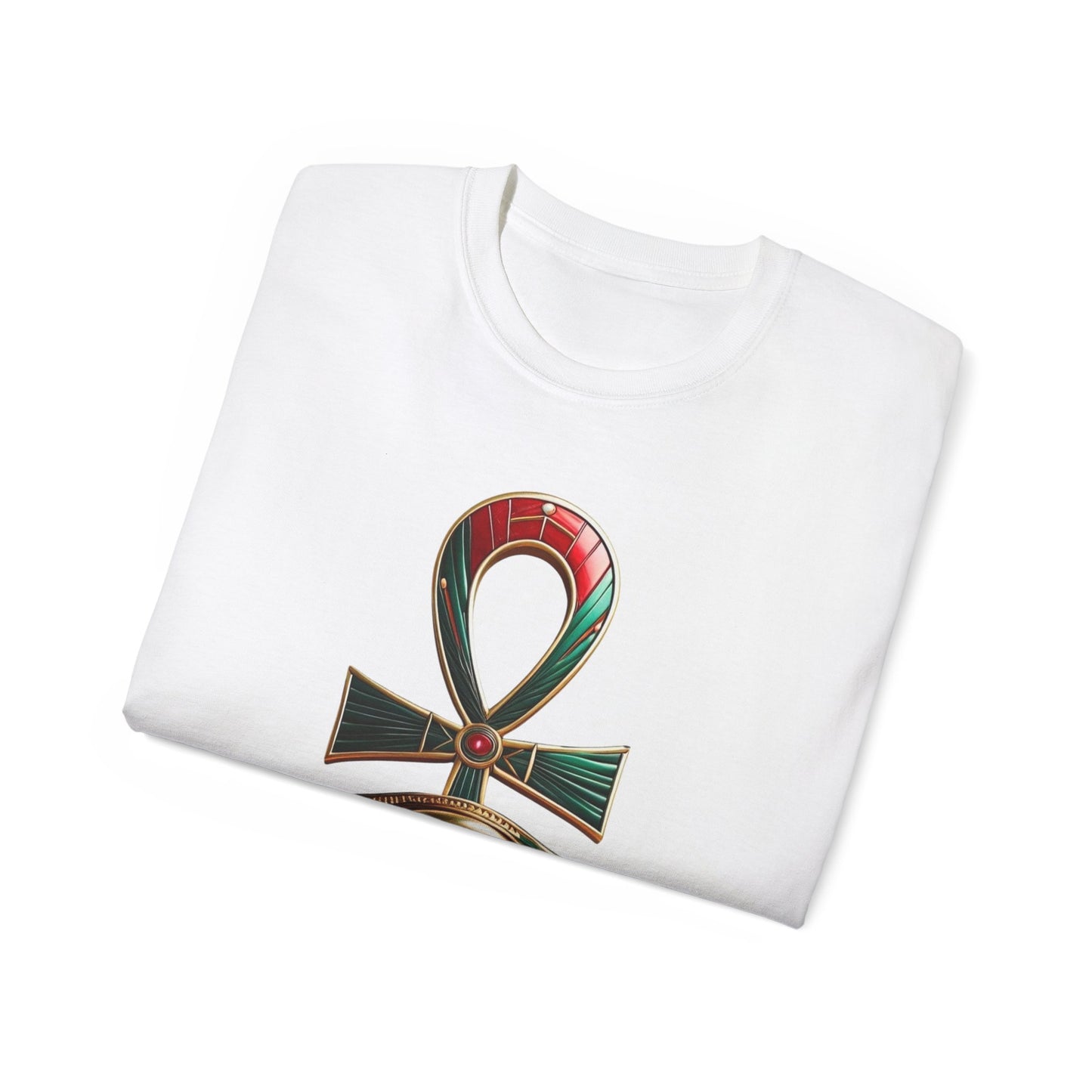 Vintage Egyptian Symbol Tee, Casual Unisex Shirt, Gifts for Historians, Unique Statement Tee, Festival Wear