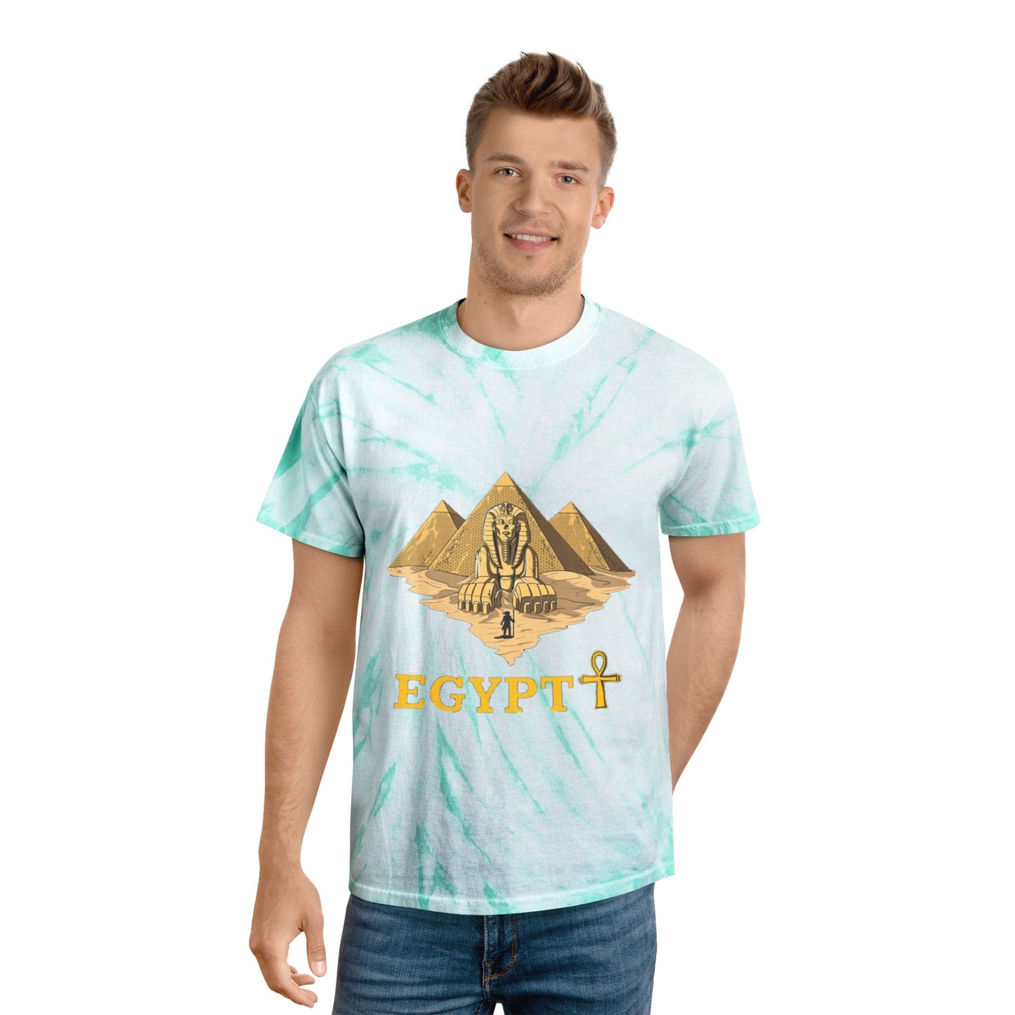 Egyptian Cyclone Tie-Dye Tee👍 | Boho Style Shirt, Vintage Inspired Apparel, Festival Fashion, Summer Outfit, Unique Gift