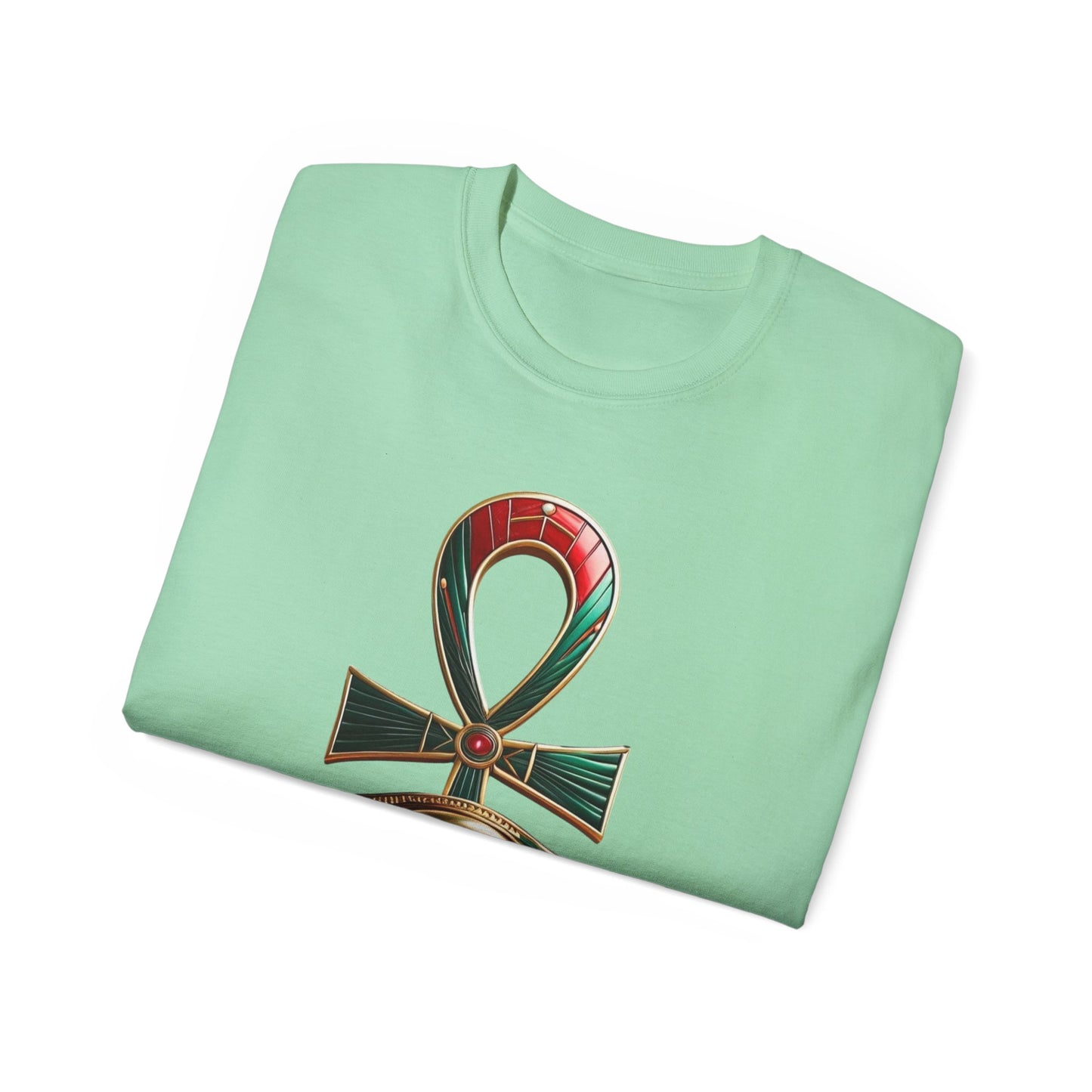 Vintage Egyptian Symbol Tee, Casual Unisex Shirt, Gifts for Historians, Unique Statement Tee, Festival Wear