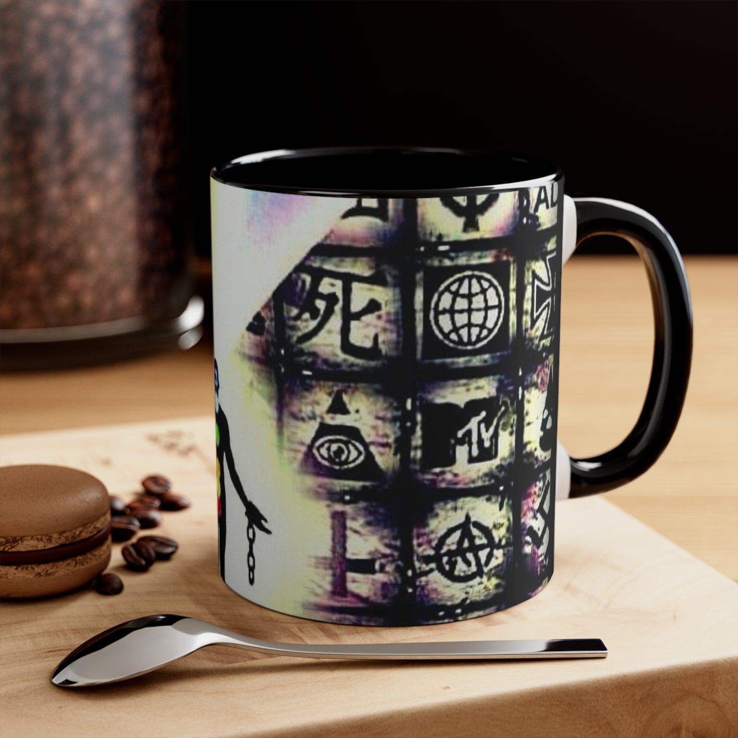 Mystical Accent Mugs - Chakra and Symbol Design for Spiritual Awakening