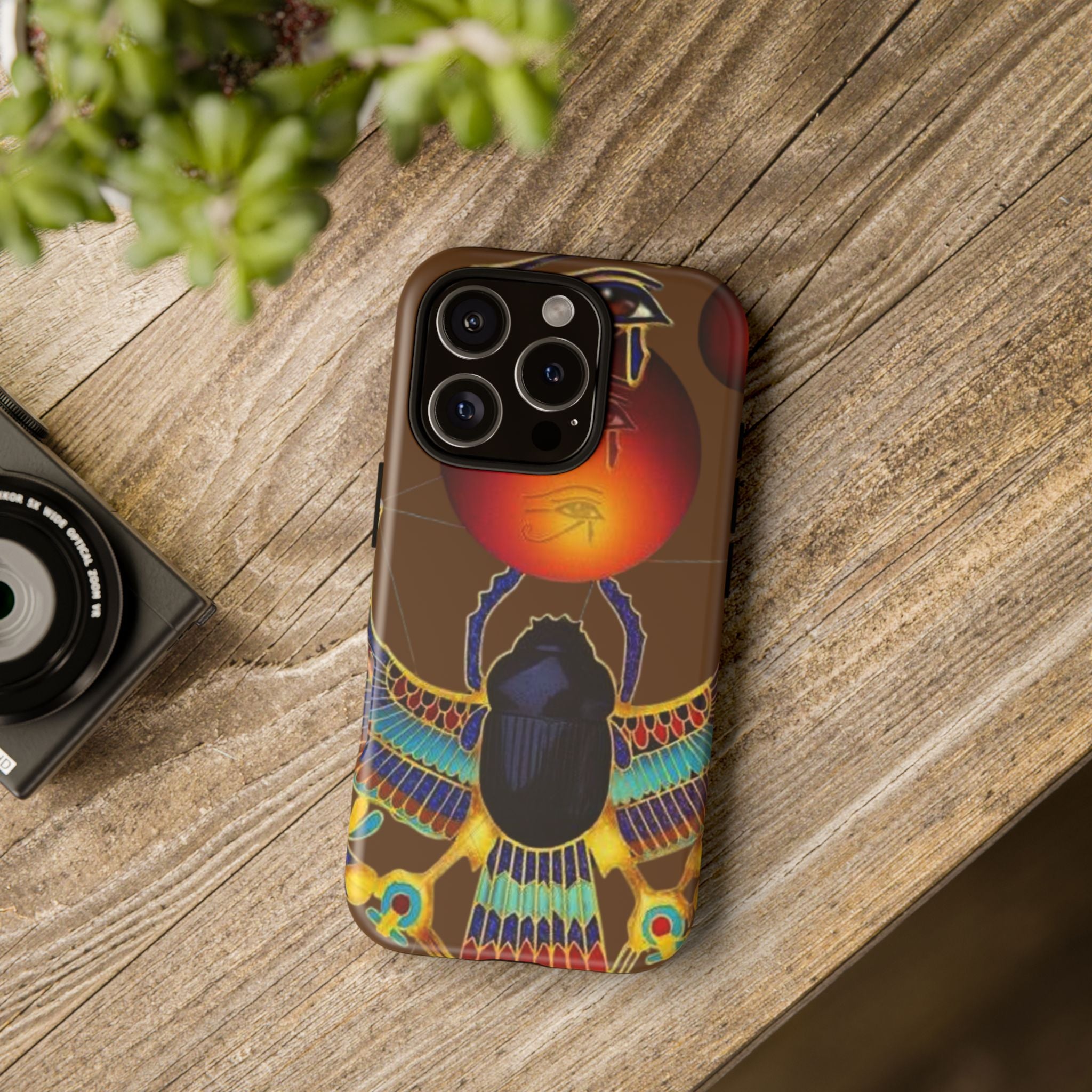 Egyptian Scarab Phone Case | Tough Cases for Unique Style, Protective Cases, Artistic Phone Covers, Gifts for Art Lovers