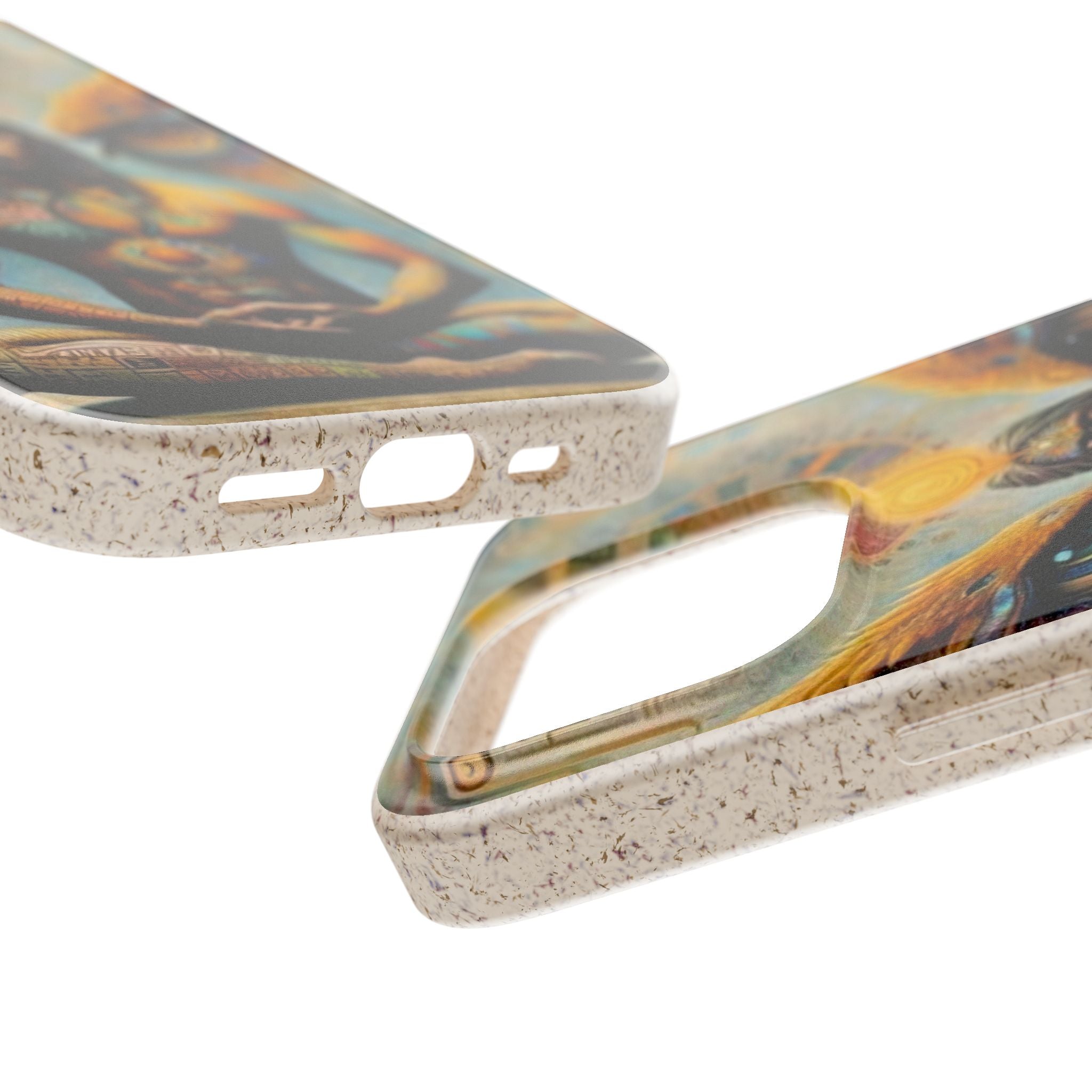 Eco-Friendly Biodegradable Phone Case with Spiritual Design