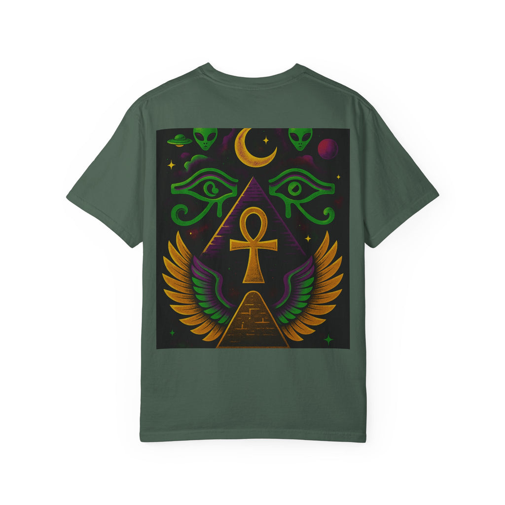 Mystical Ankh Graphic T-Shirt, Unisex Tee, Spiritual Gift, Unique Fashion, Festival Wear, Everyday Comfort